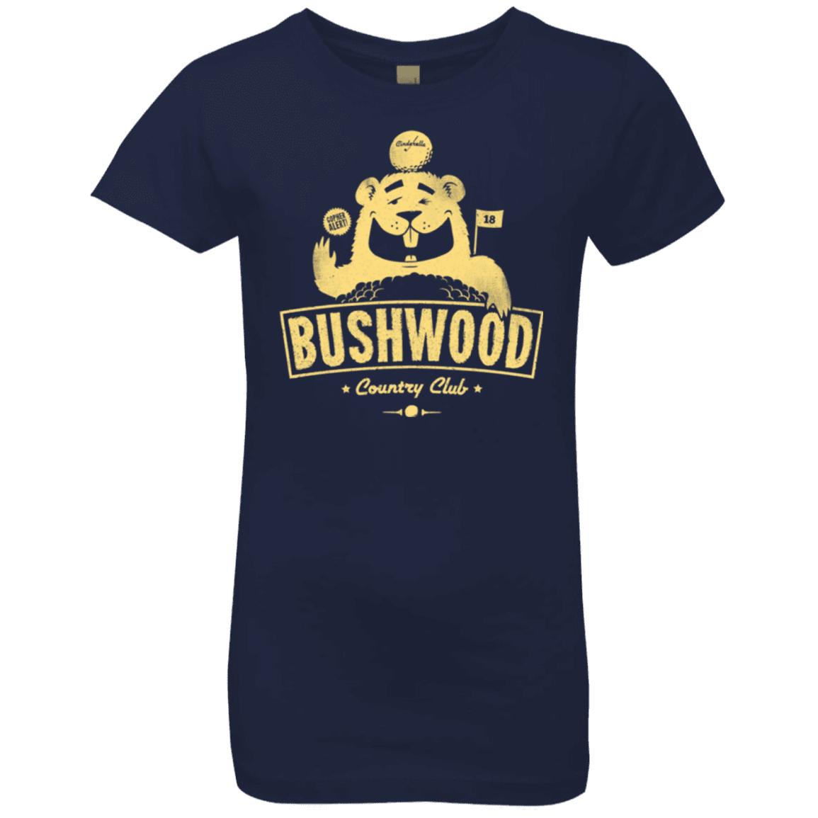 T-Shirts Midnight Navy / YXS Bushwood Girls Premium T-Shirt