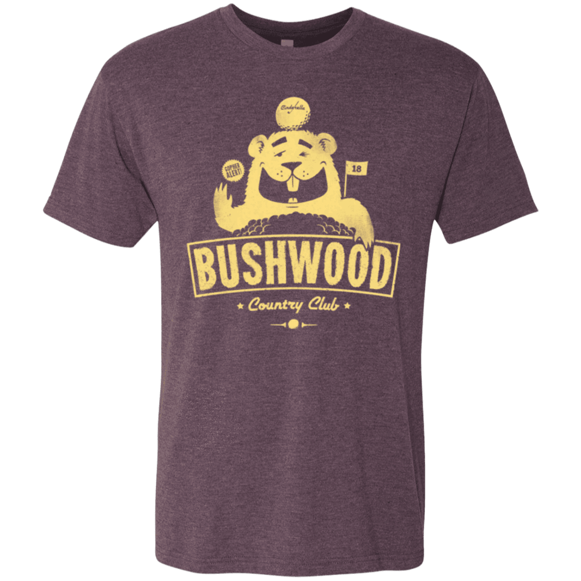 T-Shirts Vintage Purple / Small Bushwood Men's Triblend T-Shirt