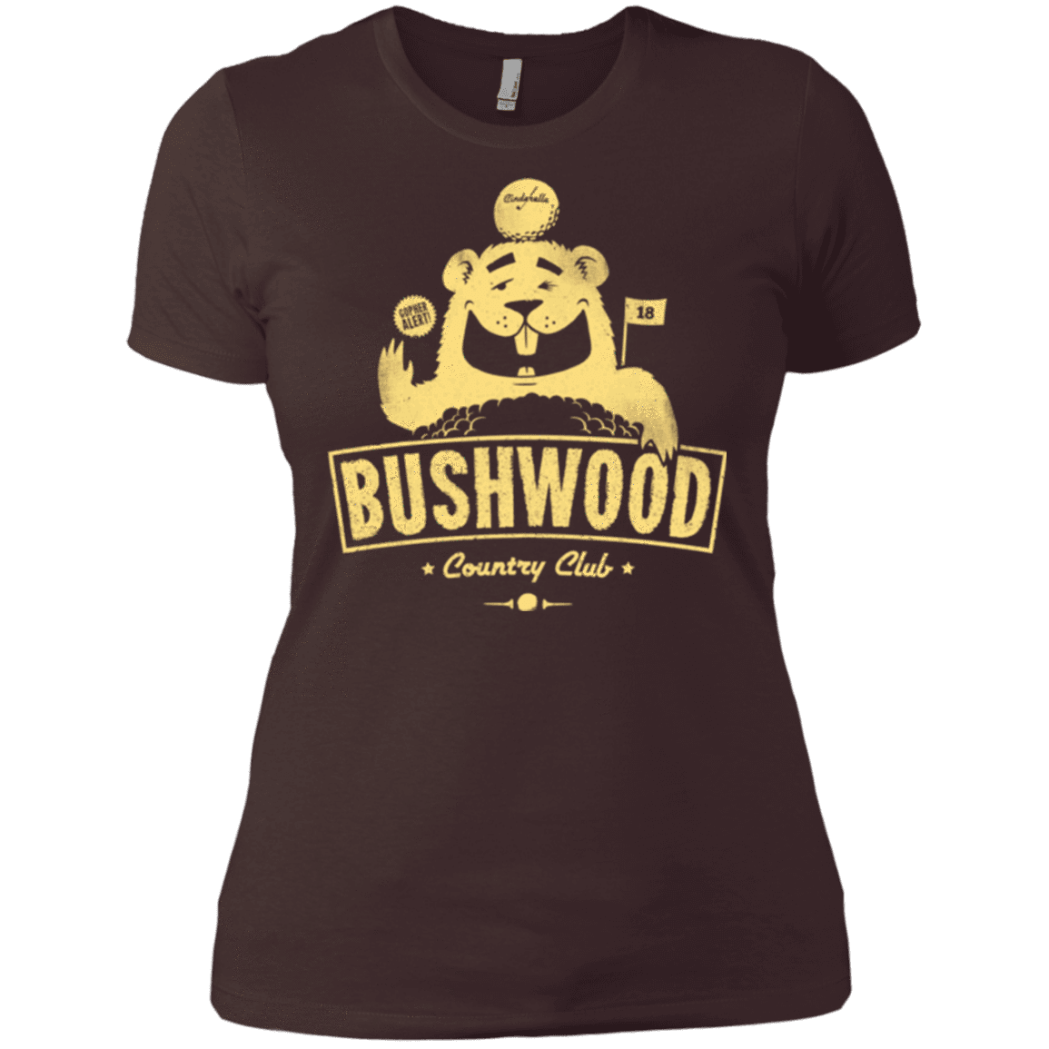T-Shirts Dark Chocolate / X-Small Bushwood Women's Premium T-Shirt