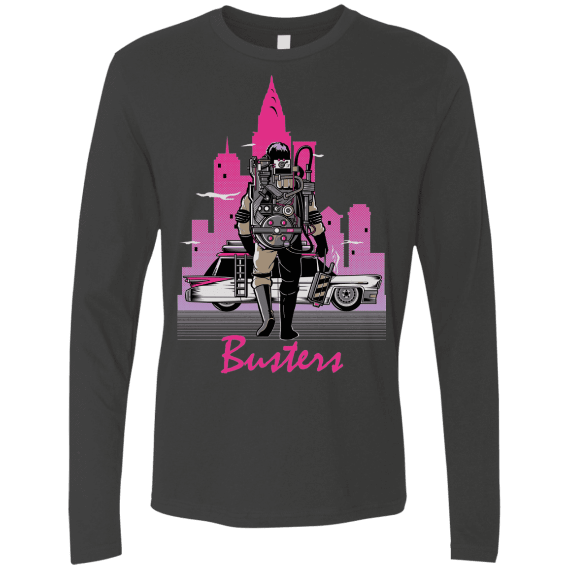 T-Shirts Heavy Metal / Small BUSTERS DRIVE Men's Premium Long Sleeve