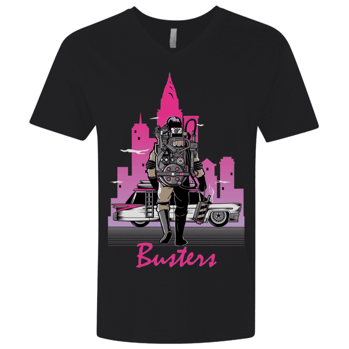 BUSTERS DRIVE Men's Premium V-Neck