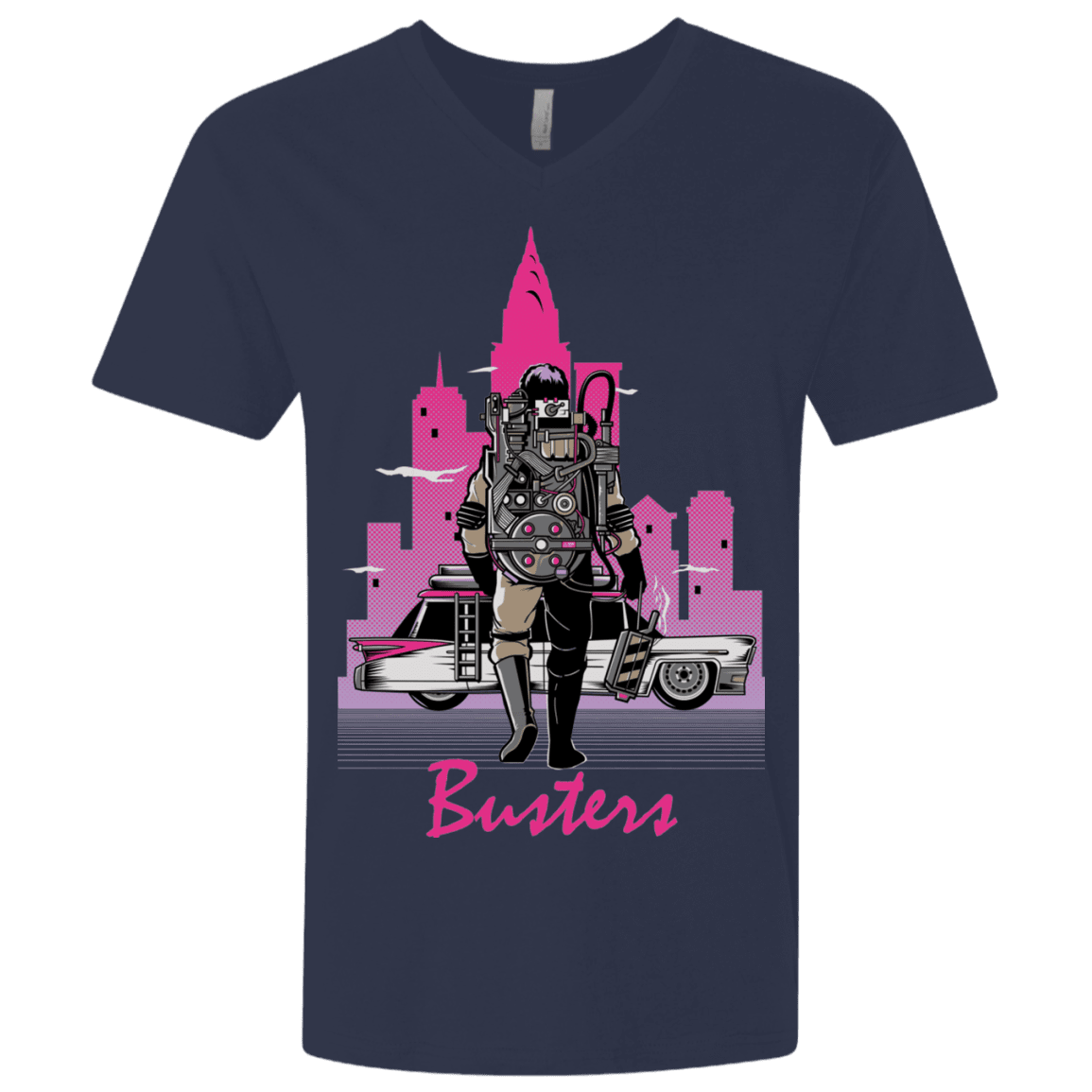 BUSTERS DRIVE Men's Premium V-Neck