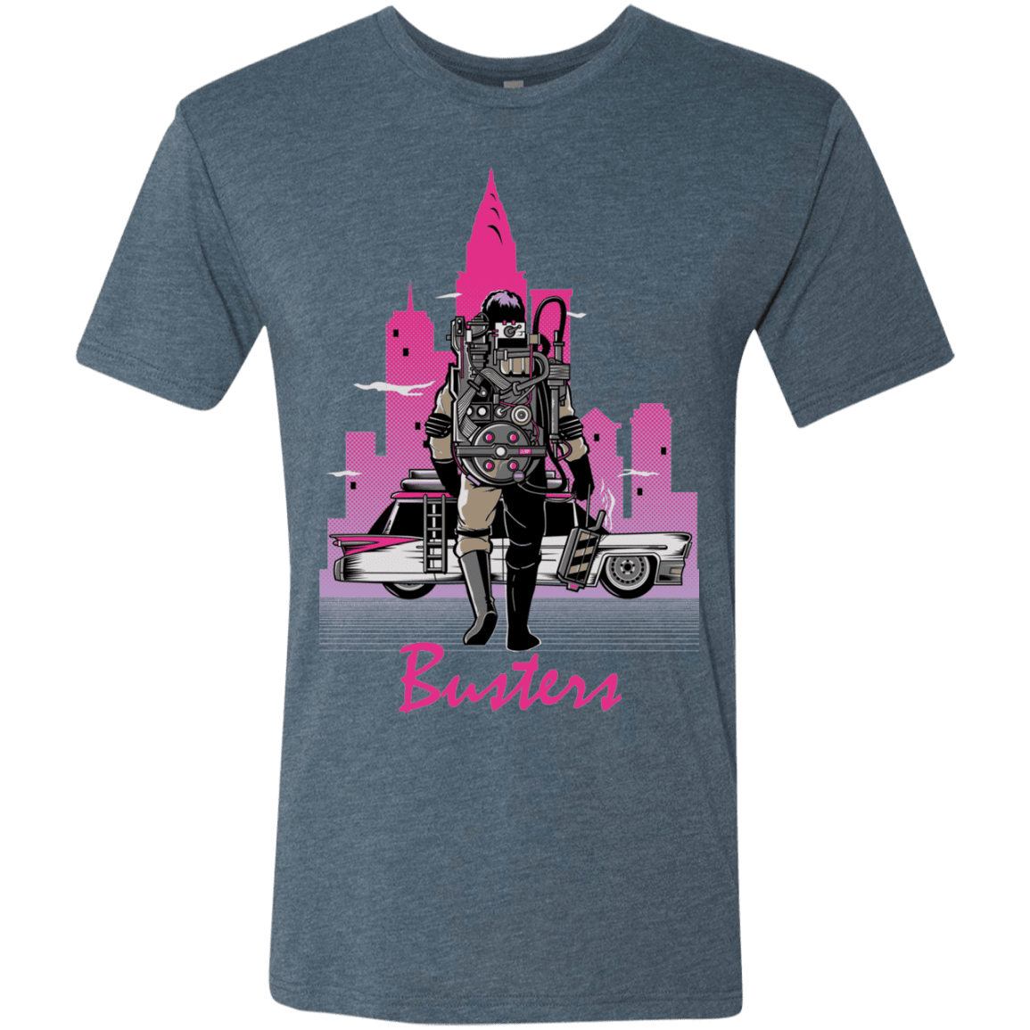 T-Shirts Indigo / Small BUSTERS DRIVE Men's Triblend T-Shirt