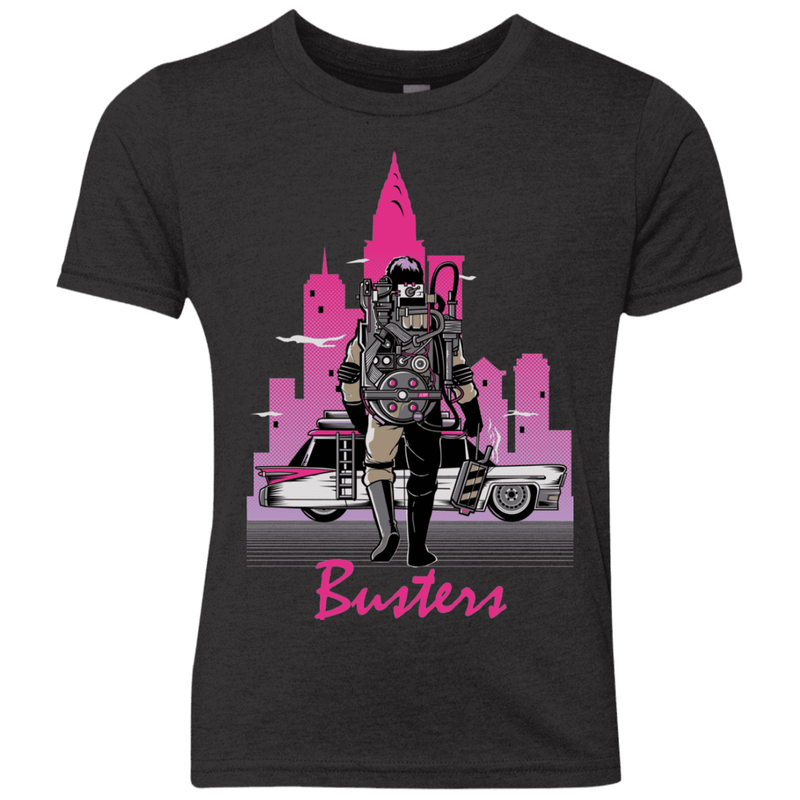 T-Shirts Vintage Black / YXS BUSTERS DRIVE Youth Triblend T-Shirt