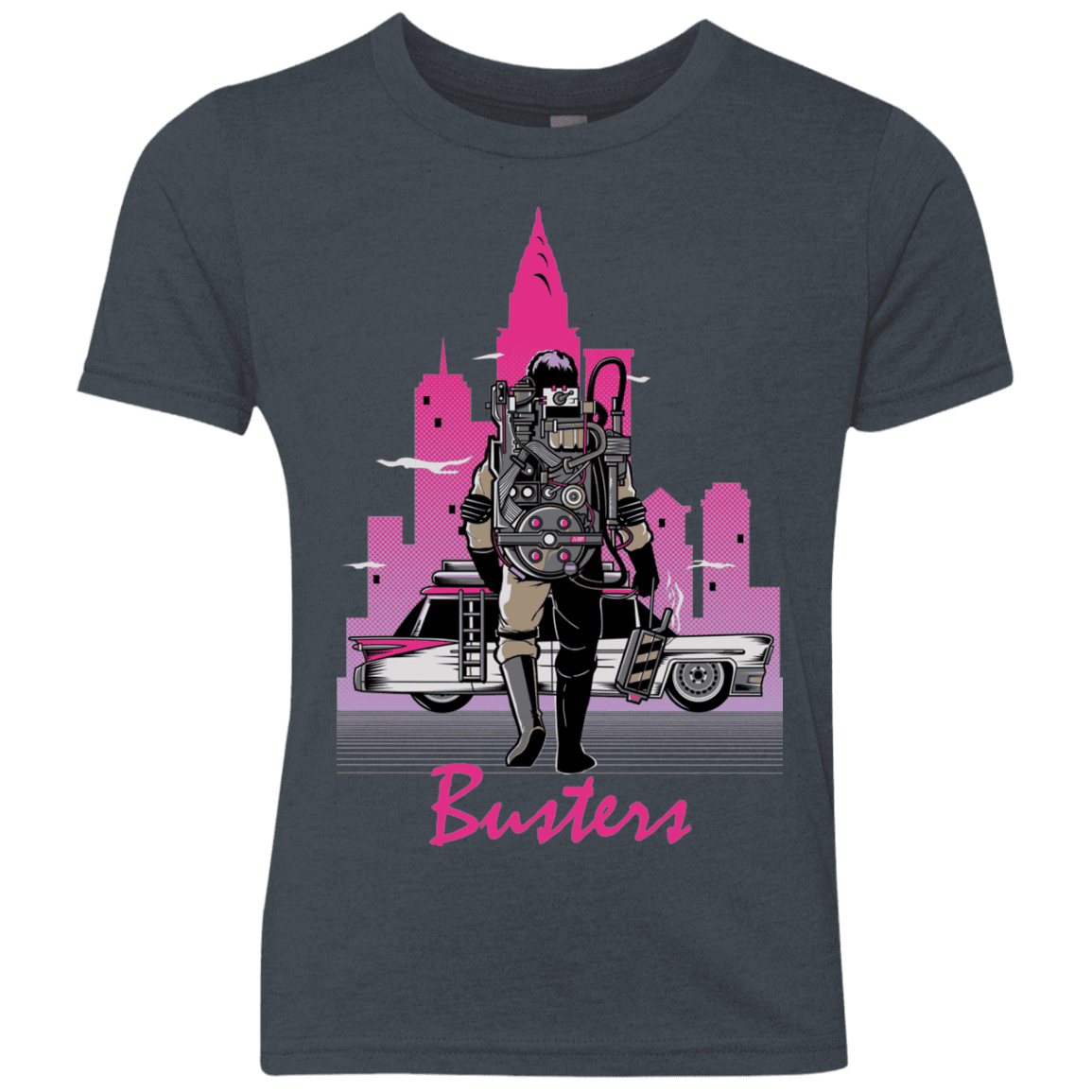 T-Shirts Vintage Navy / YXS BUSTERS DRIVE Youth Triblend T-Shirt