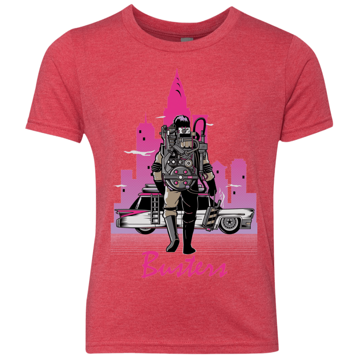 T-Shirts Vintage Red / YXS BUSTERS DRIVE Youth Triblend T-Shirt