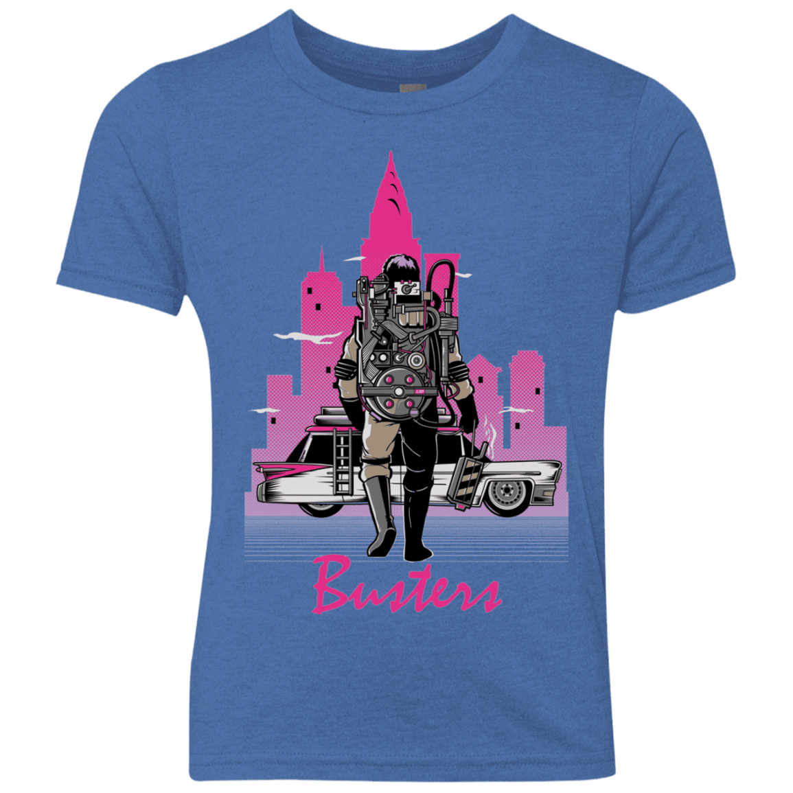 T-Shirts Vintage Royal / YXS BUSTERS DRIVE Youth Triblend T-Shirt