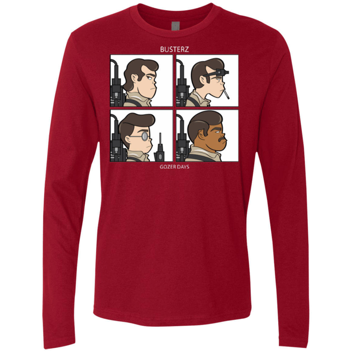 T-Shirts Cardinal / Small Busterz Men's Premium Long Sleeve