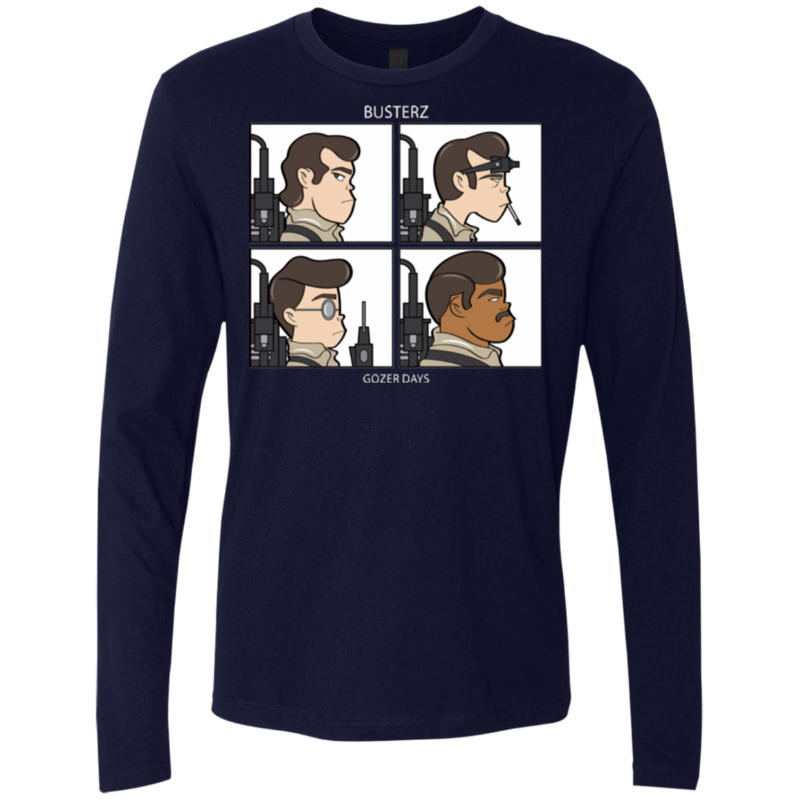 T-Shirts Midnight Navy / Small Busterz Men's Premium Long Sleeve
