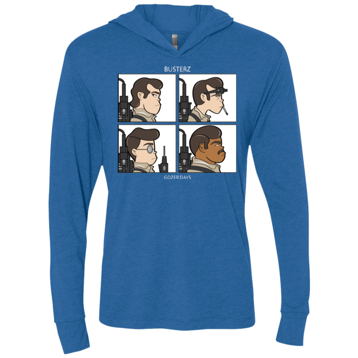 T-Shirts Vintage Royal / X-Small Busterz Triblend Long Sleeve Hoodie Tee