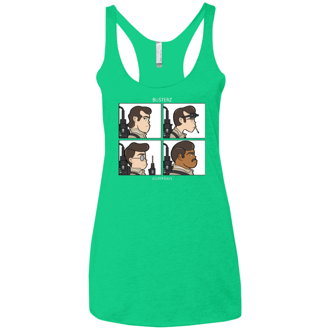 T-Shirts Envy / X-Small Busterz Women's Triblend Racerback Tank