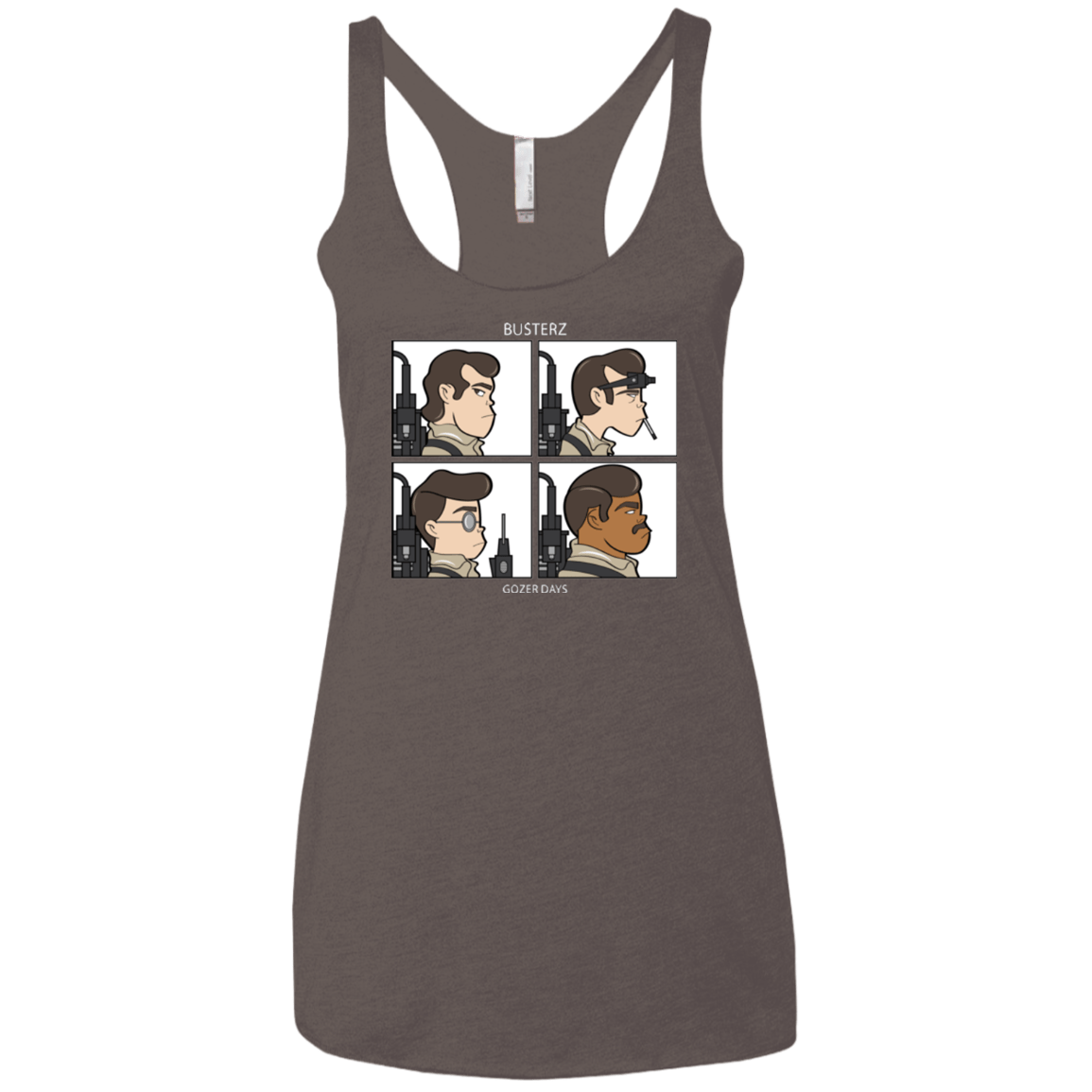 T-Shirts Macchiato / X-Small Busterz Women's Triblend Racerback Tank