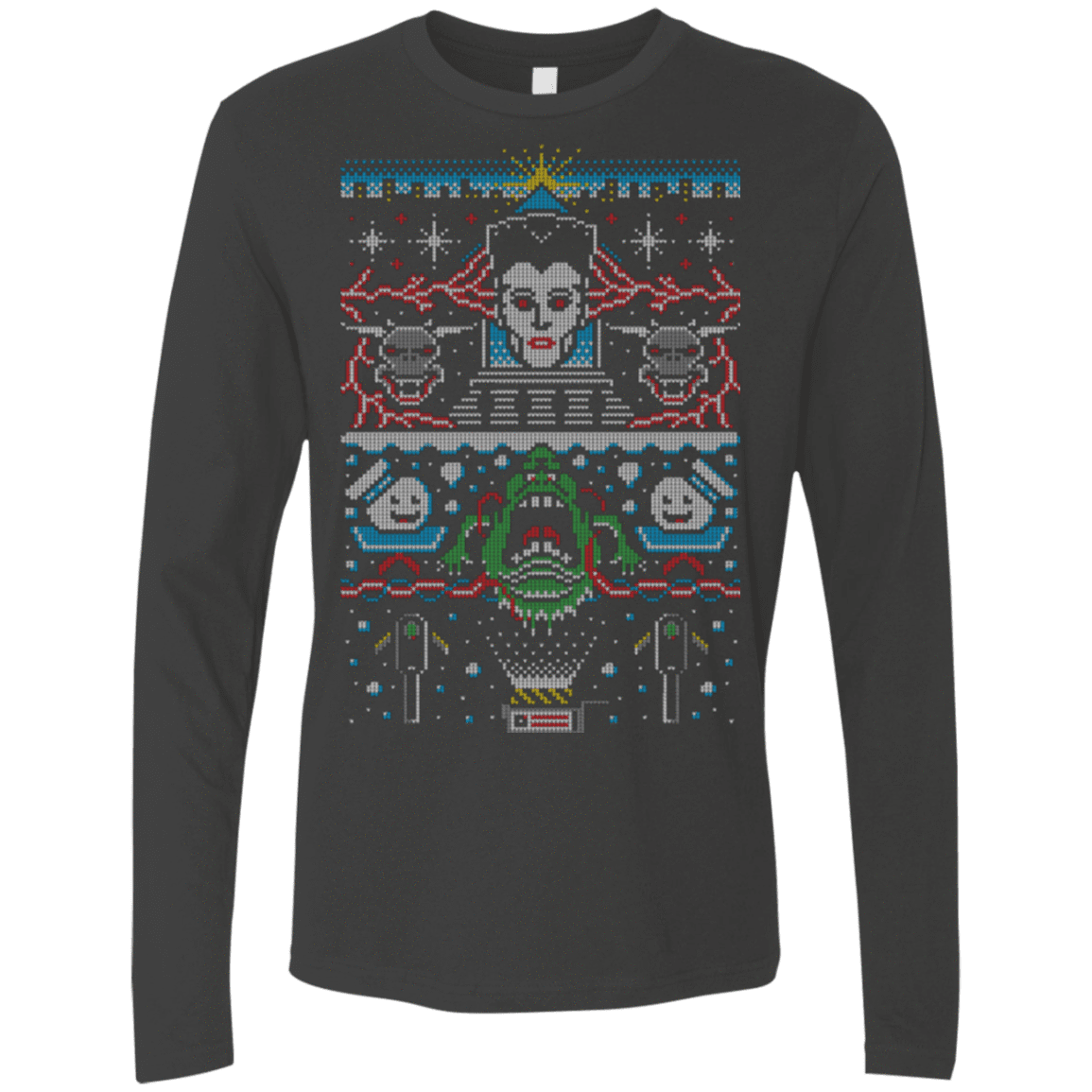 T-Shirts Heavy Metal / Small Bustin Christmas Men's Premium Long Sleeve