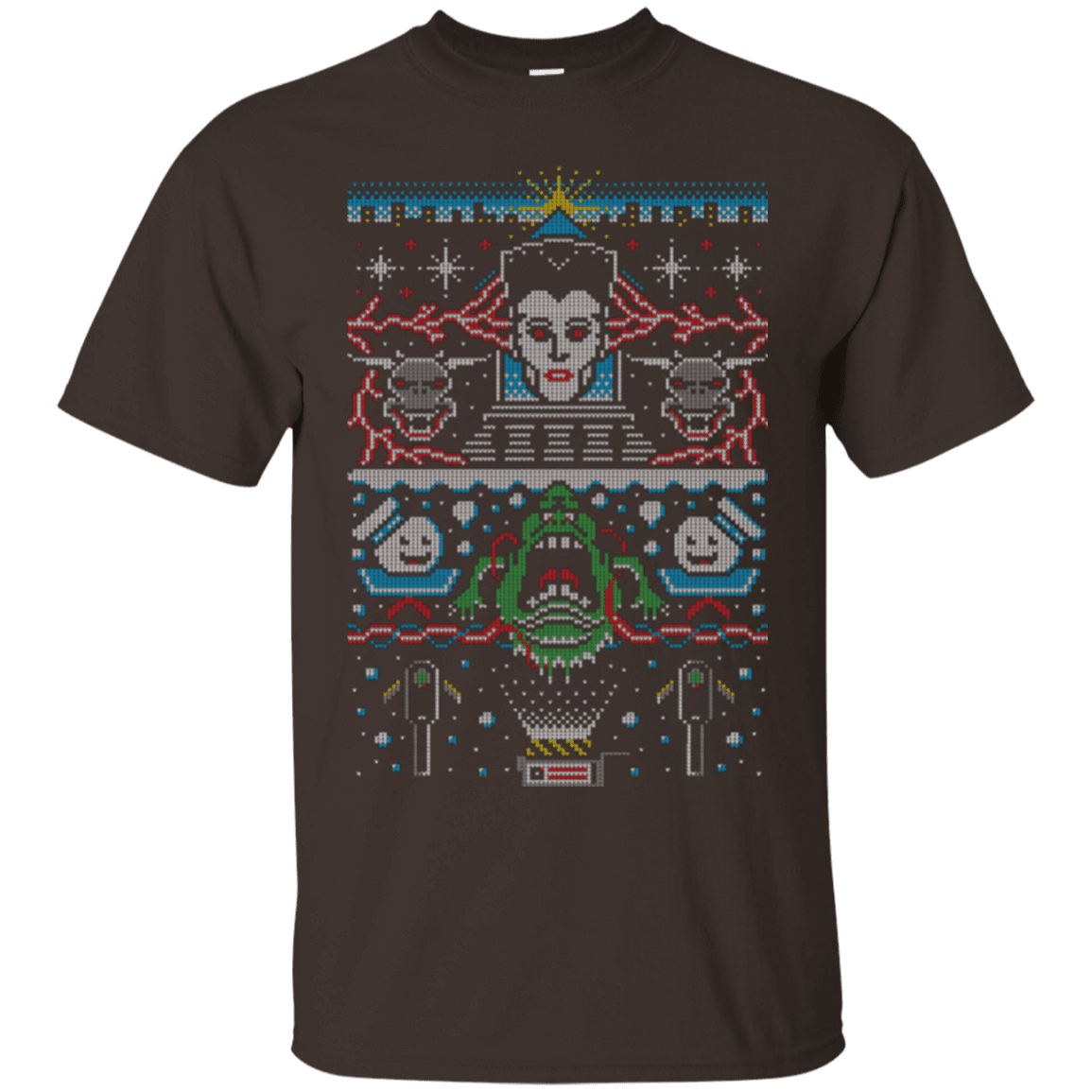 T-Shirts Dark Chocolate / Small Bustin Christmas T-Shirt