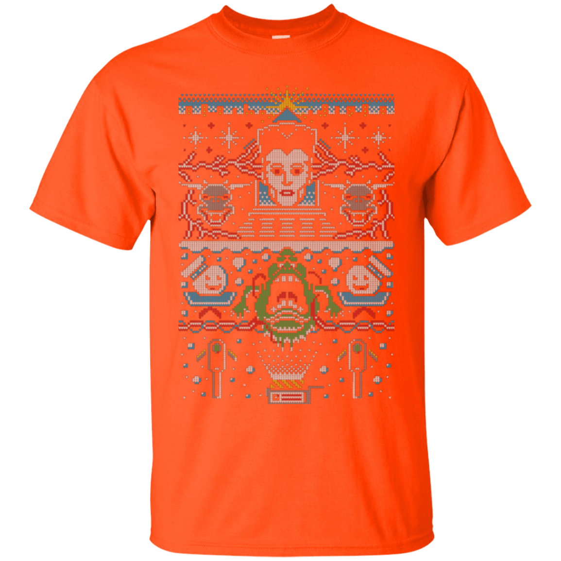 T-Shirts Orange / Small Bustin Christmas T-Shirt
