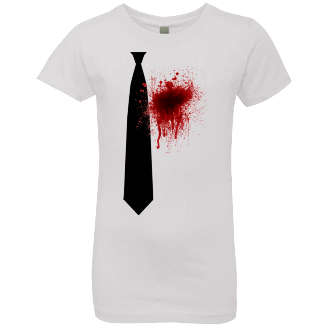 T-Shirts White / YXS Butcher tie Girls Premium T-Shirt