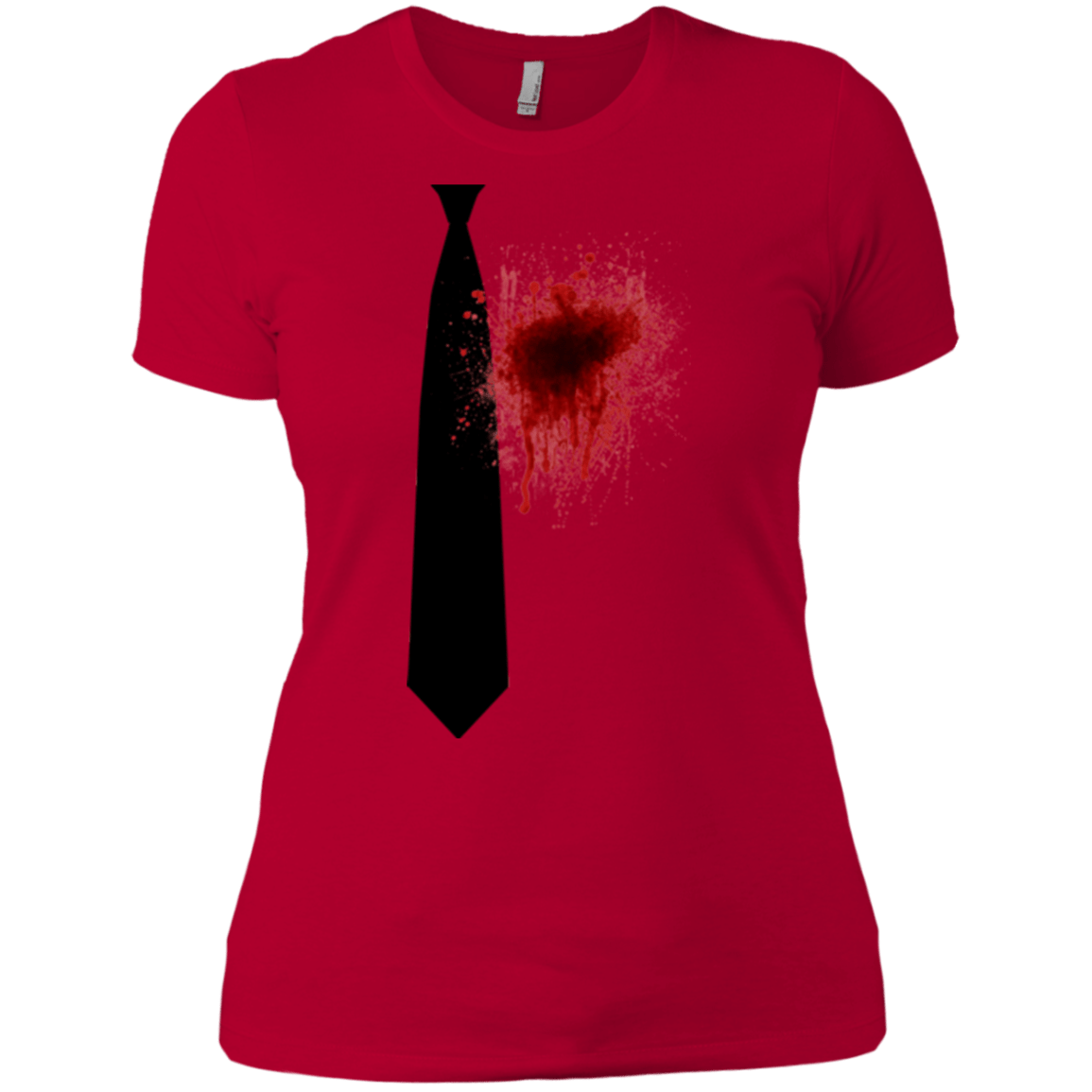 T-Shirts Red / X-Small Butcher tie Women's Premium T-Shirt