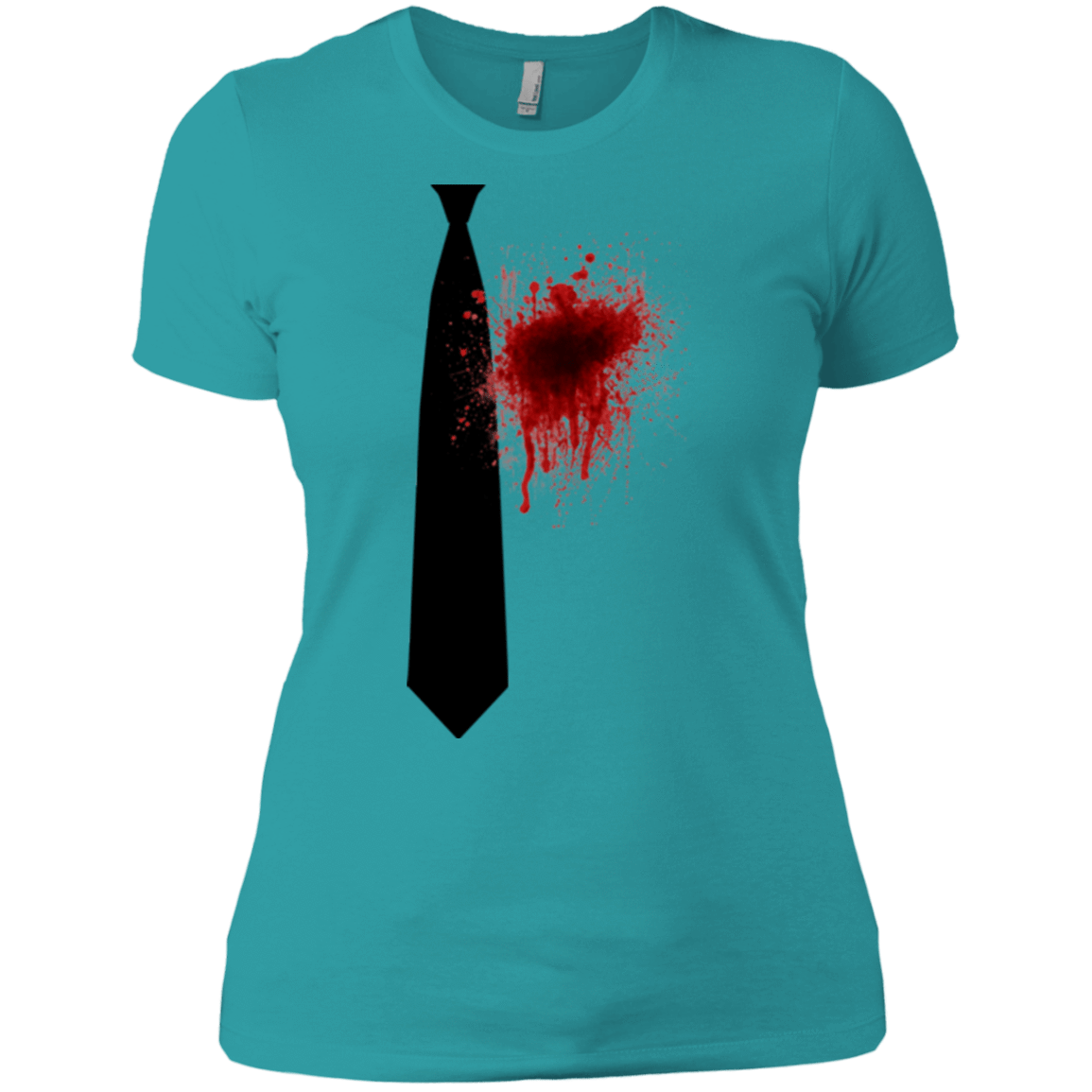 T-Shirts Tahiti Blue / X-Small Butcher tie Women's Premium T-Shirt