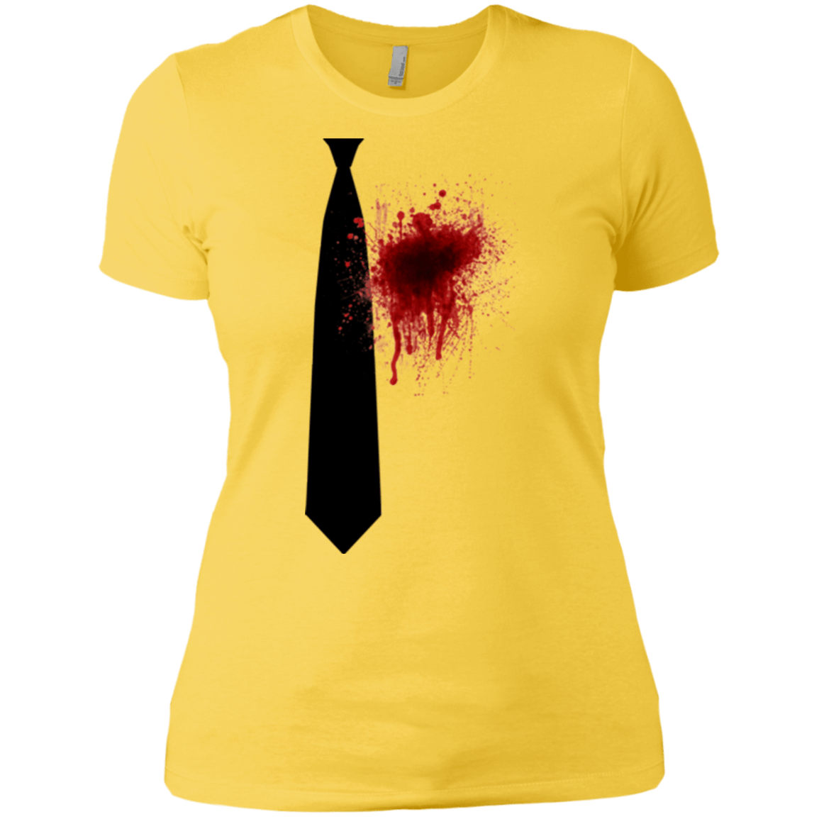 T-Shirts Vibrant Yellow / X-Small Butcher tie Women's Premium T-Shirt