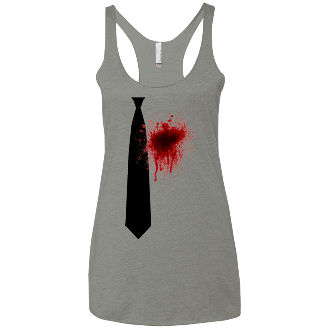 T-Shirts Venetian Grey / X-Small Butcher tie Women's Triblend Racerback Tank