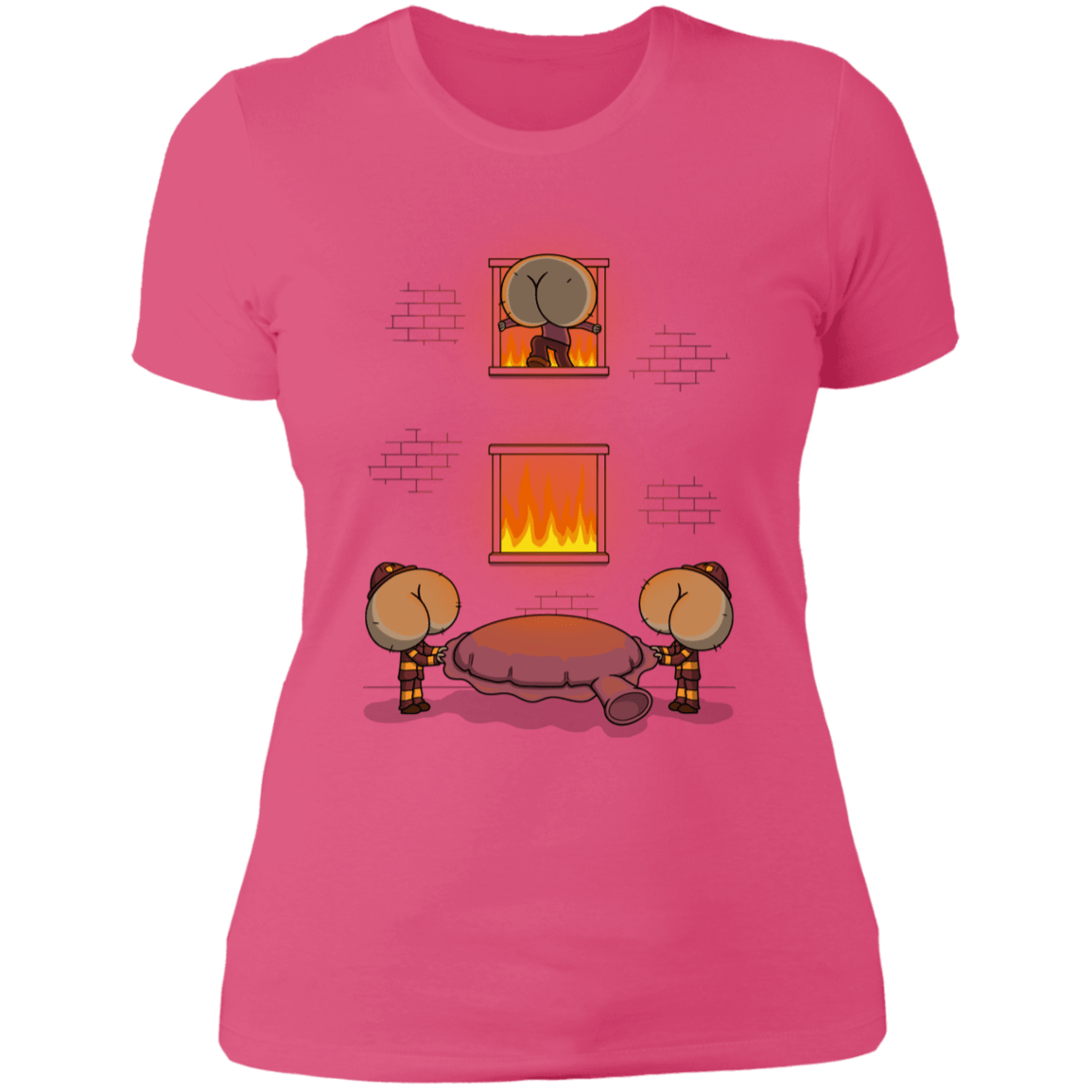 T-Shirts Hot Pink / S Butt Jump Women's Premium T-Shirt