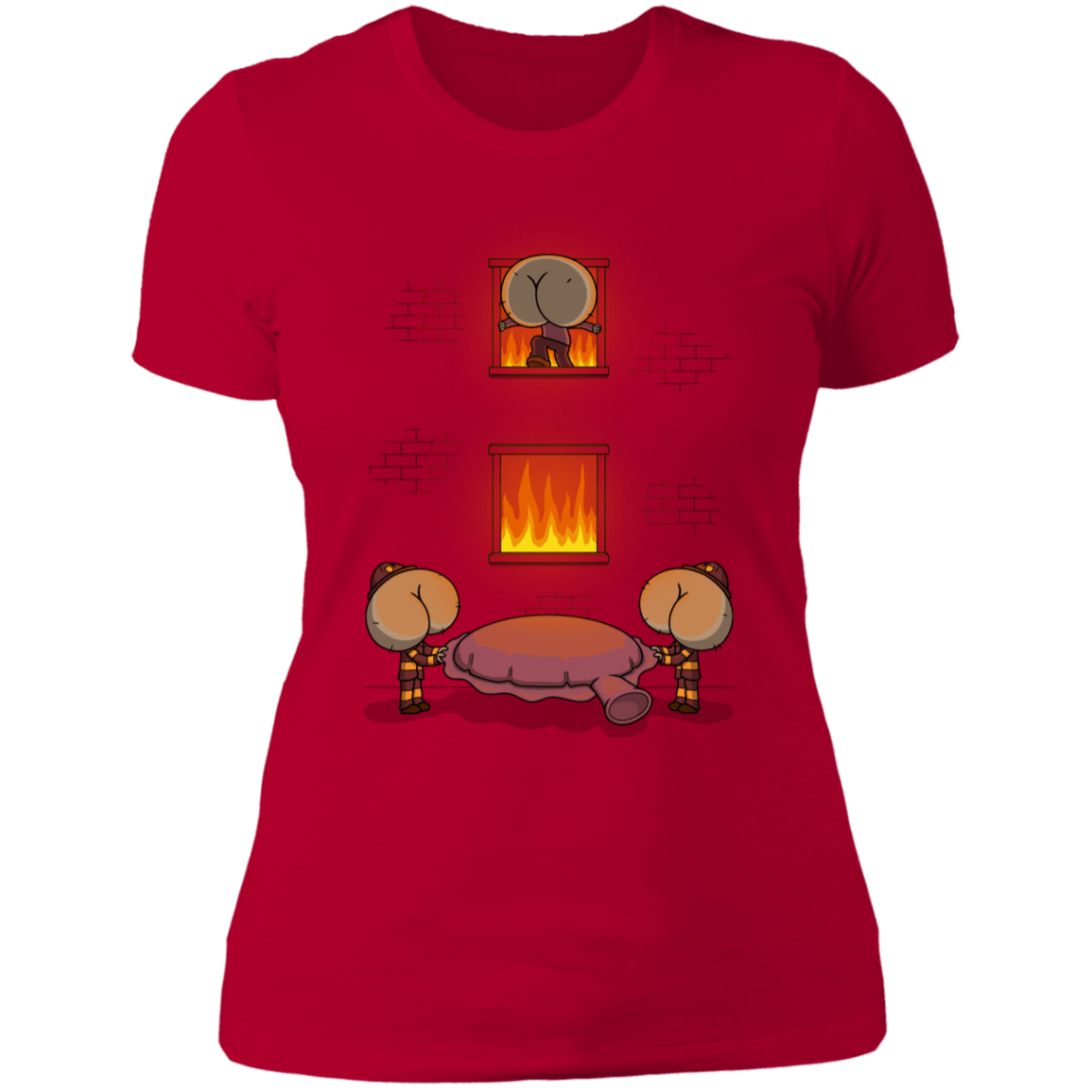 T-Shirts Red / S Butt Jump Women's Premium T-Shirt