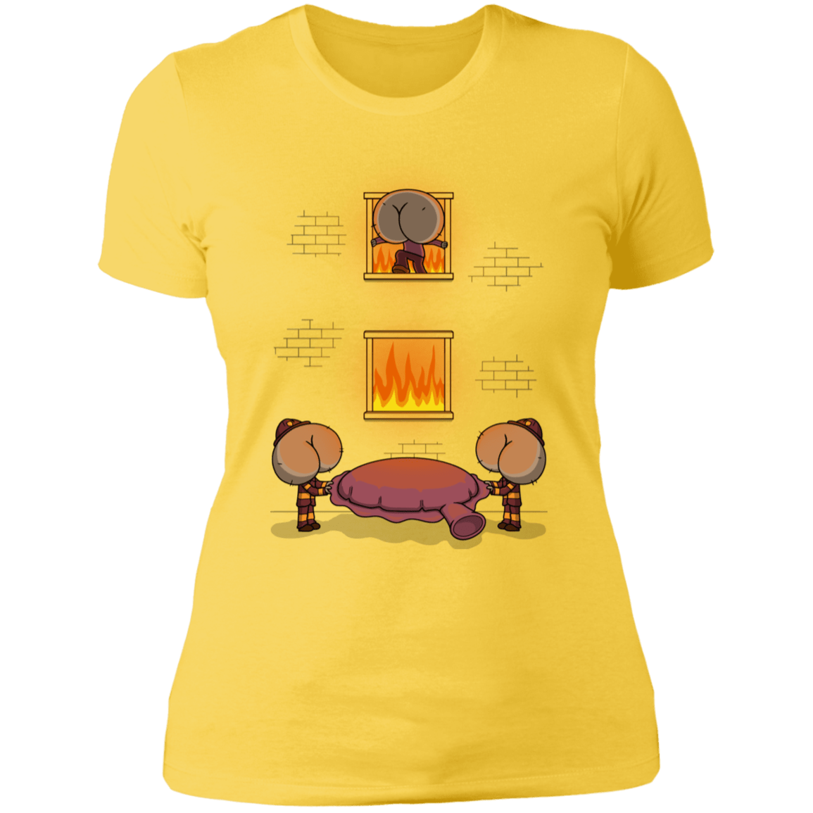 T-Shirts Vibrant Yellow / S Butt Jump Women's Premium T-Shirt
