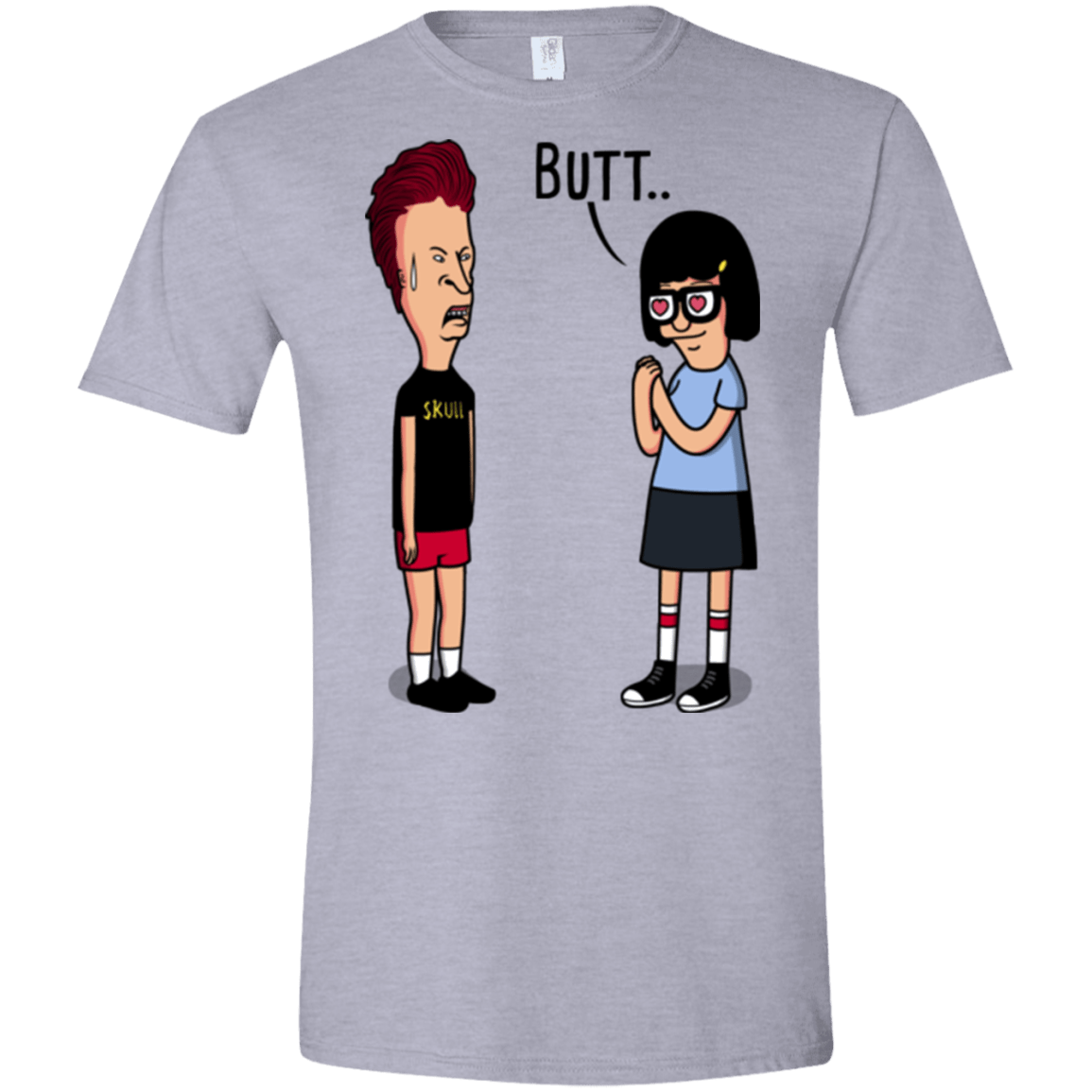 T-Shirts Sport Grey / X-Small butt.. Men's Semi-Fitted Softstyle