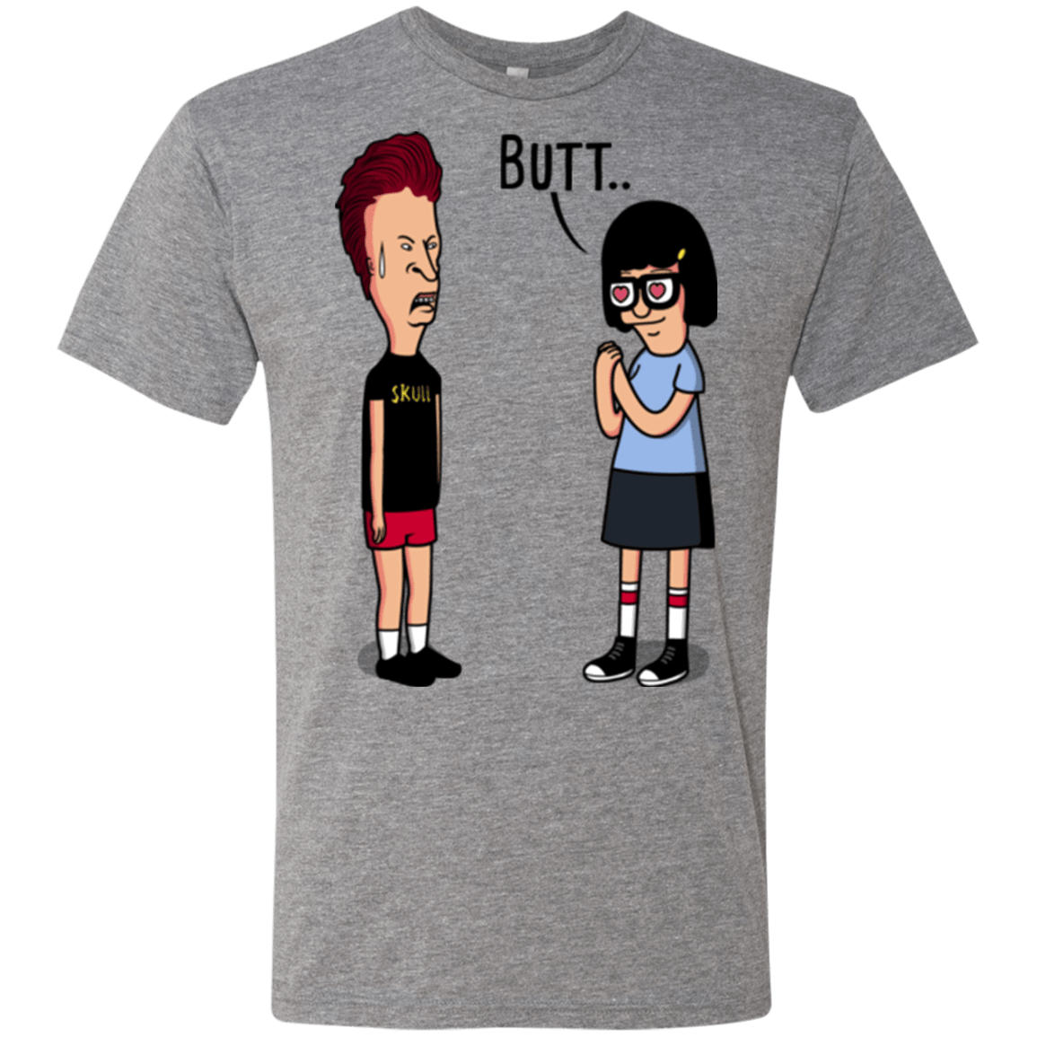 T-Shirts Premium Heather / S butt.. Men's Triblend T-Shirt