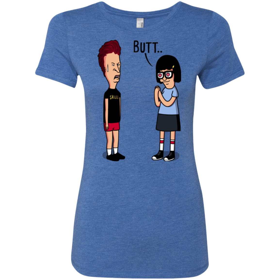 T-Shirts Vintage Royal / S butt.. Women's Triblend T-Shirt