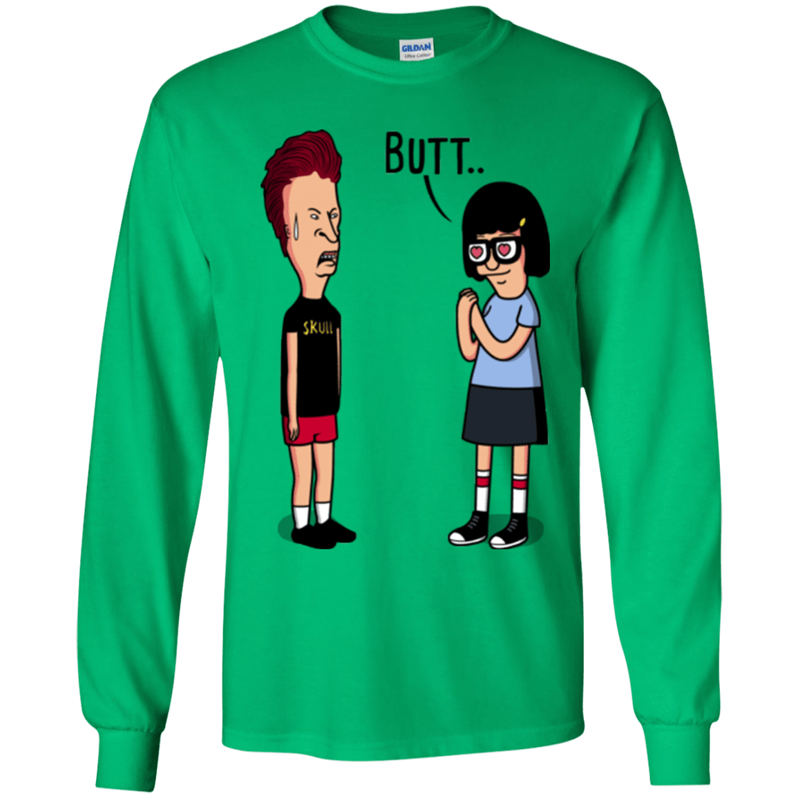T-Shirts Irish Green / YS butt.. Youth Long Sleeve T-Shirt