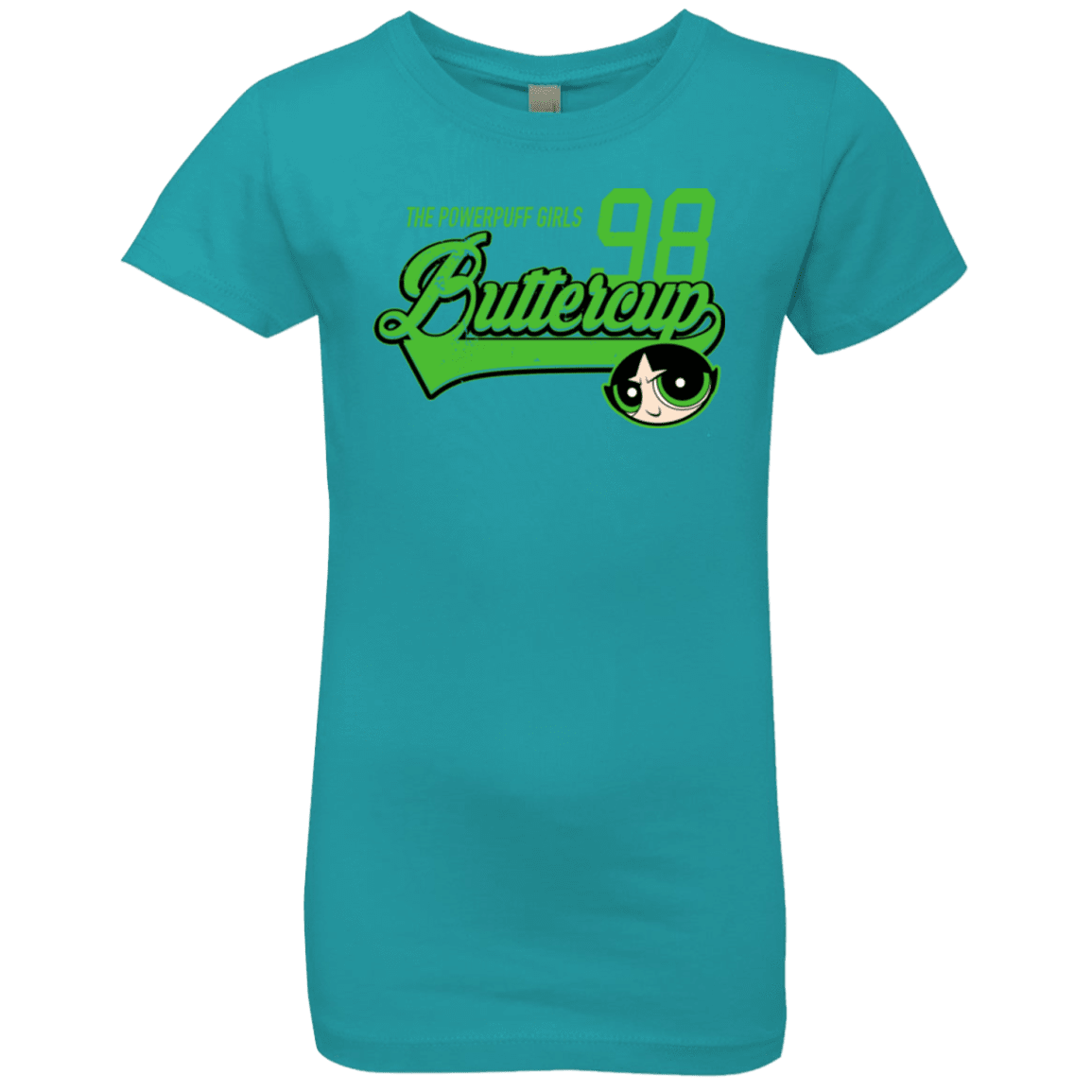 T-Shirts Tahiti Blue / YXS Buttercup Girls Premium T-Shirt