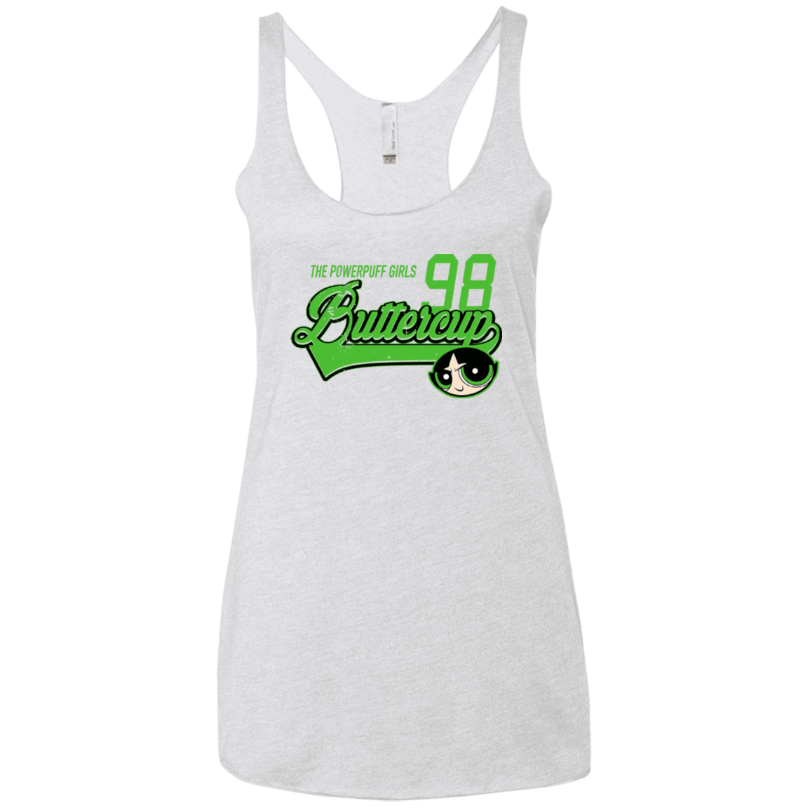 T-Shirts Heather White / X-Small Buttercup Women's Triblend Racerback Tank