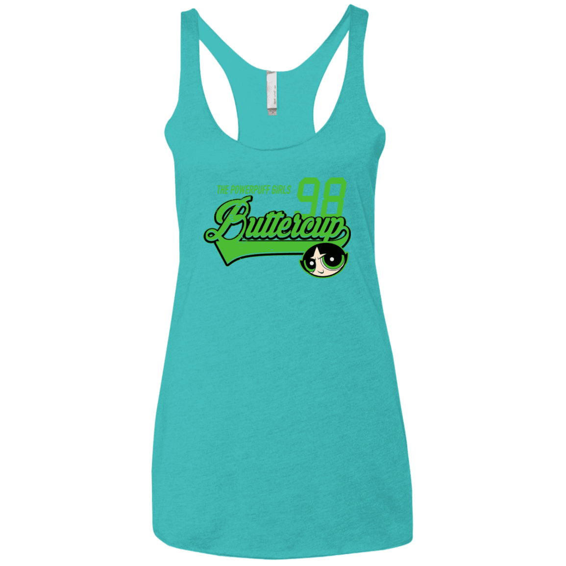 T-Shirts Tahiti Blue / X-Small Buttercup Women's Triblend Racerback Tank