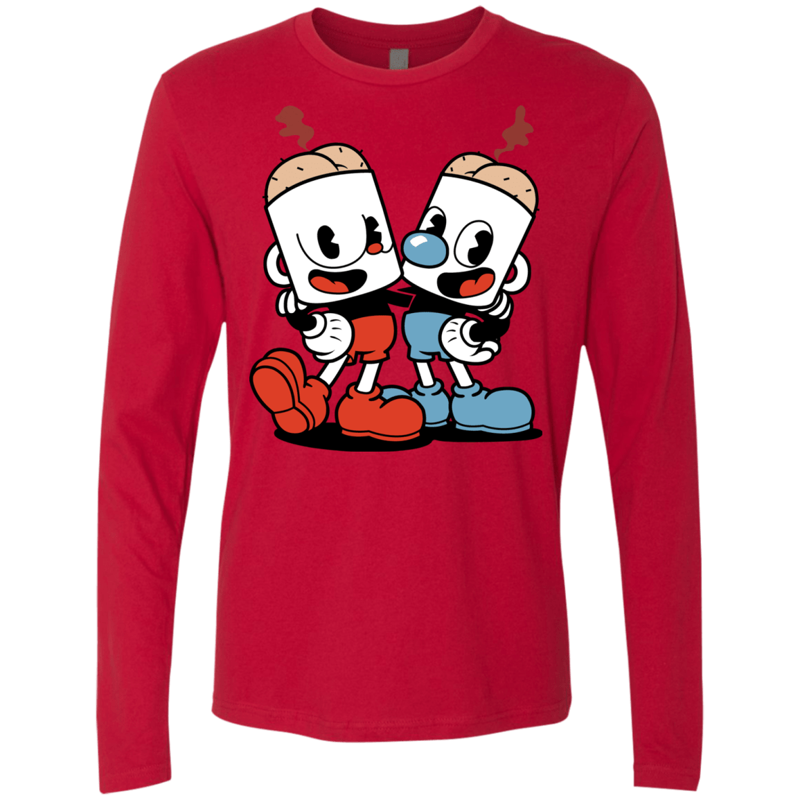 T-Shirts Red / S Butthead Men's Premium Long Sleeve