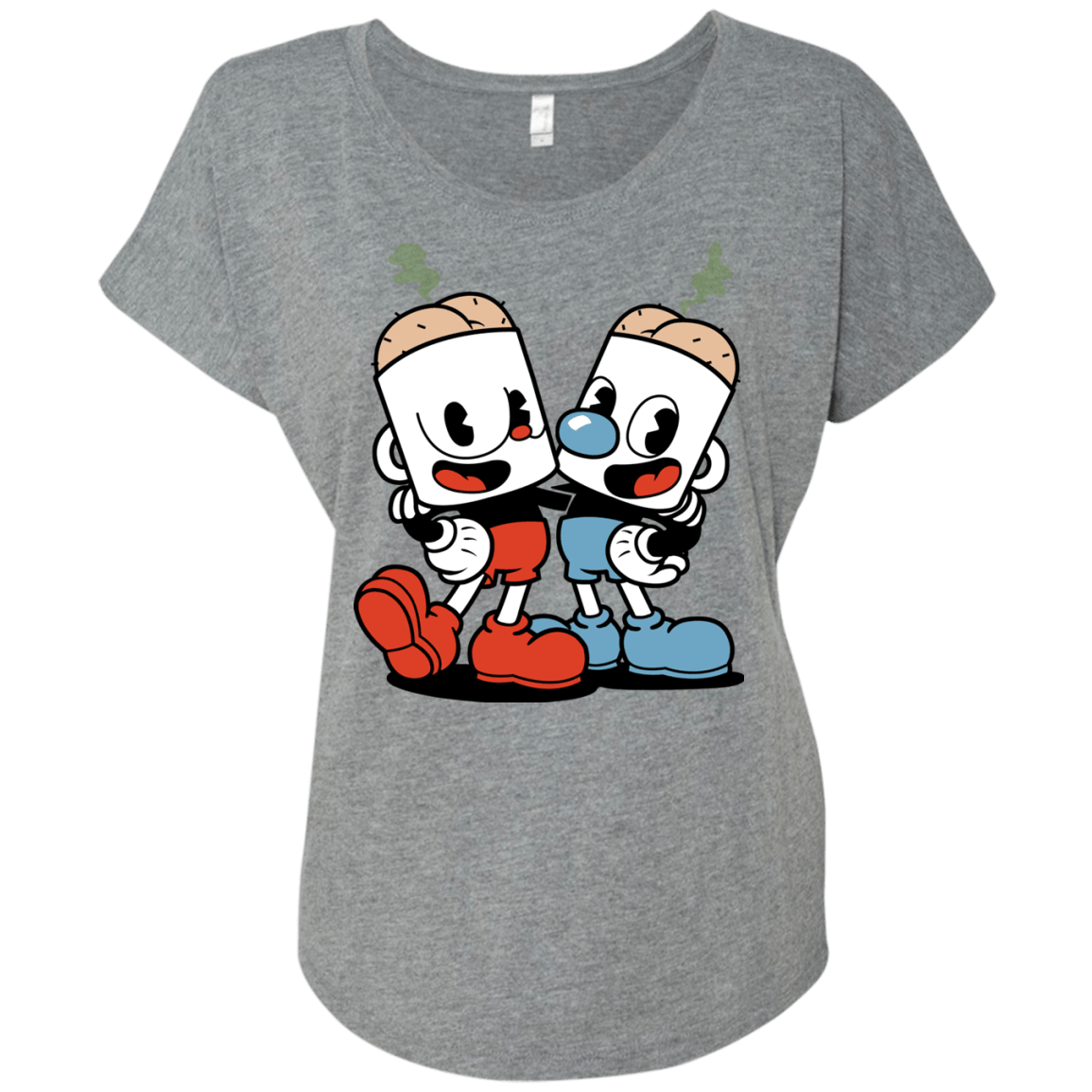 T-Shirts Premium Heather / X-Small Butthead Triblend Dolman Sleeve