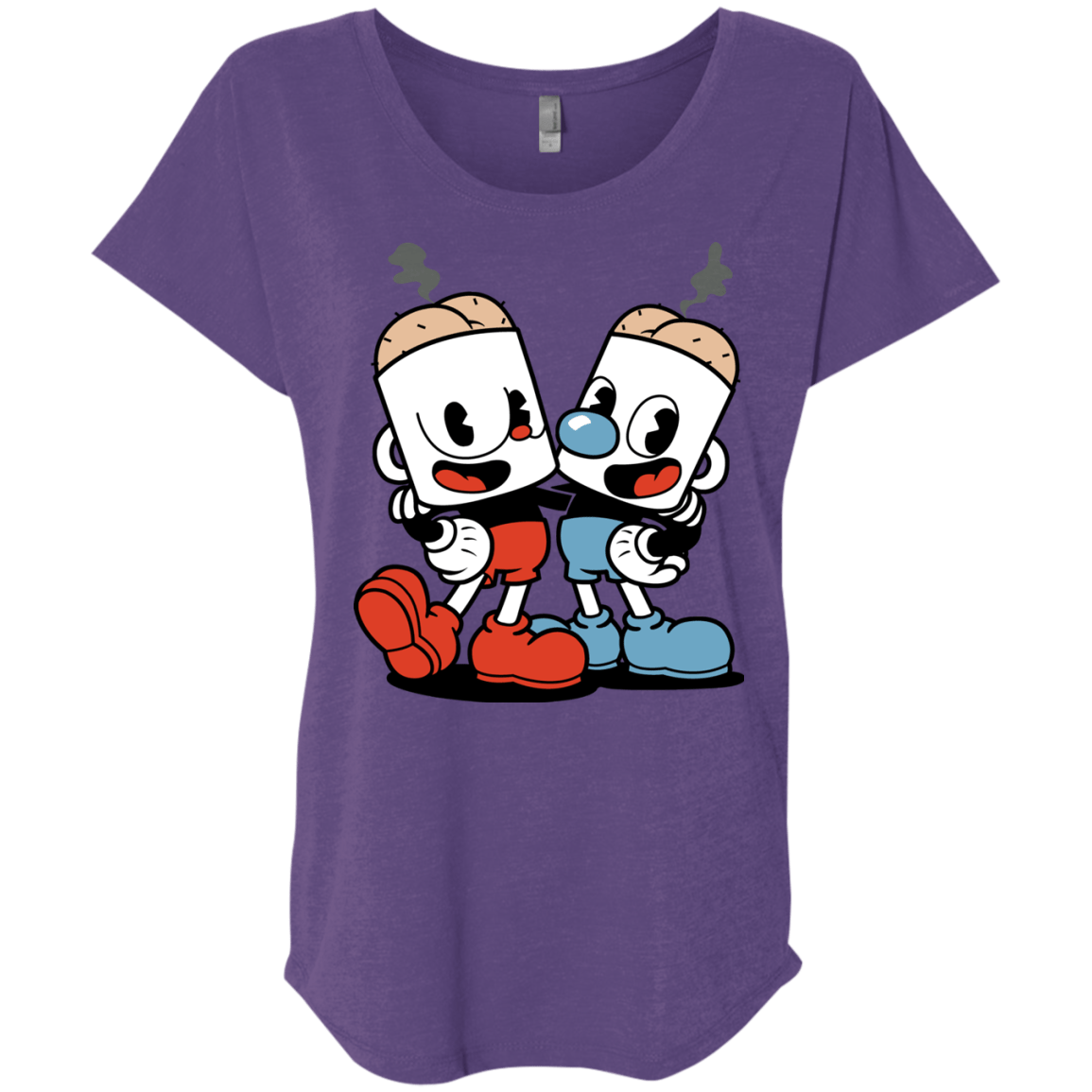 T-Shirts Purple Rush / X-Small Butthead Triblend Dolman Sleeve