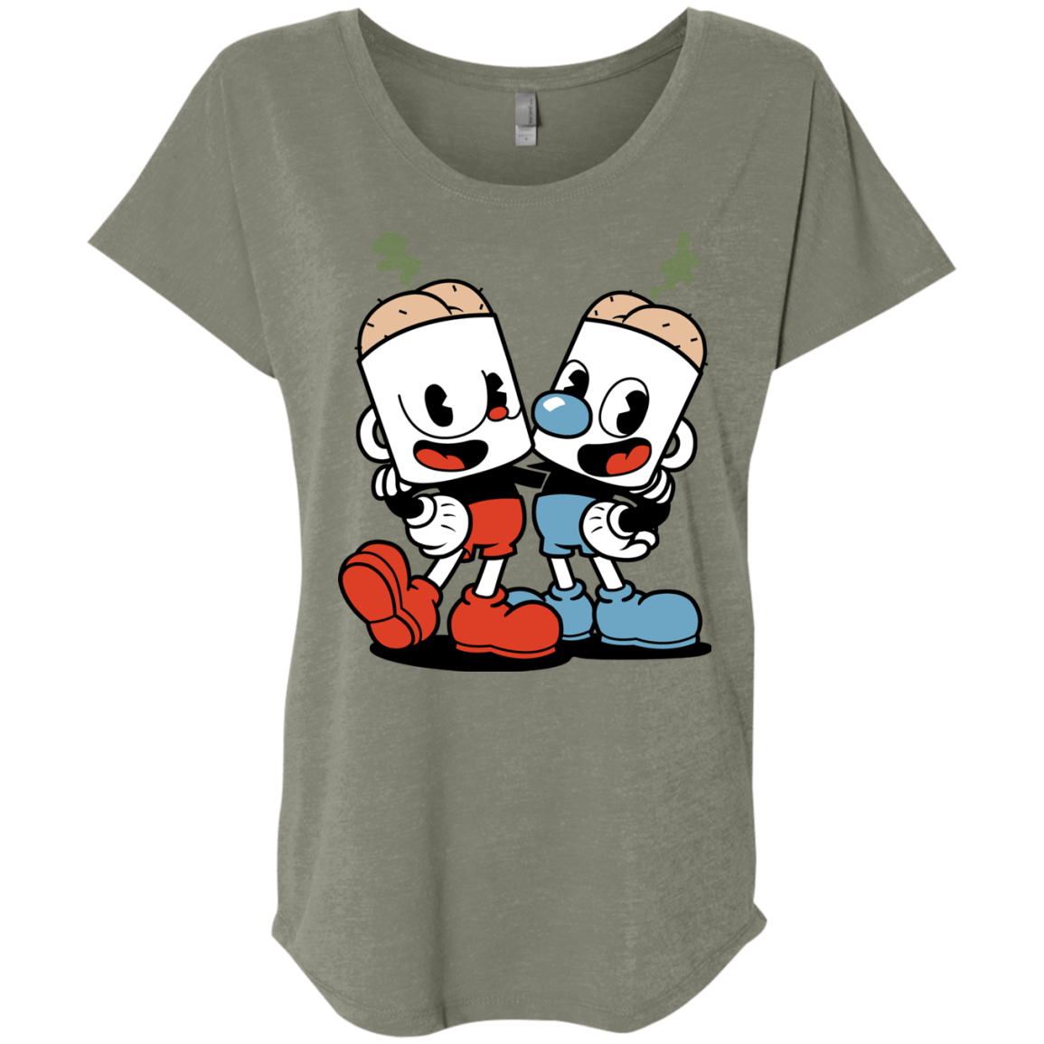 T-Shirts Venetian Grey / X-Small Butthead Triblend Dolman Sleeve