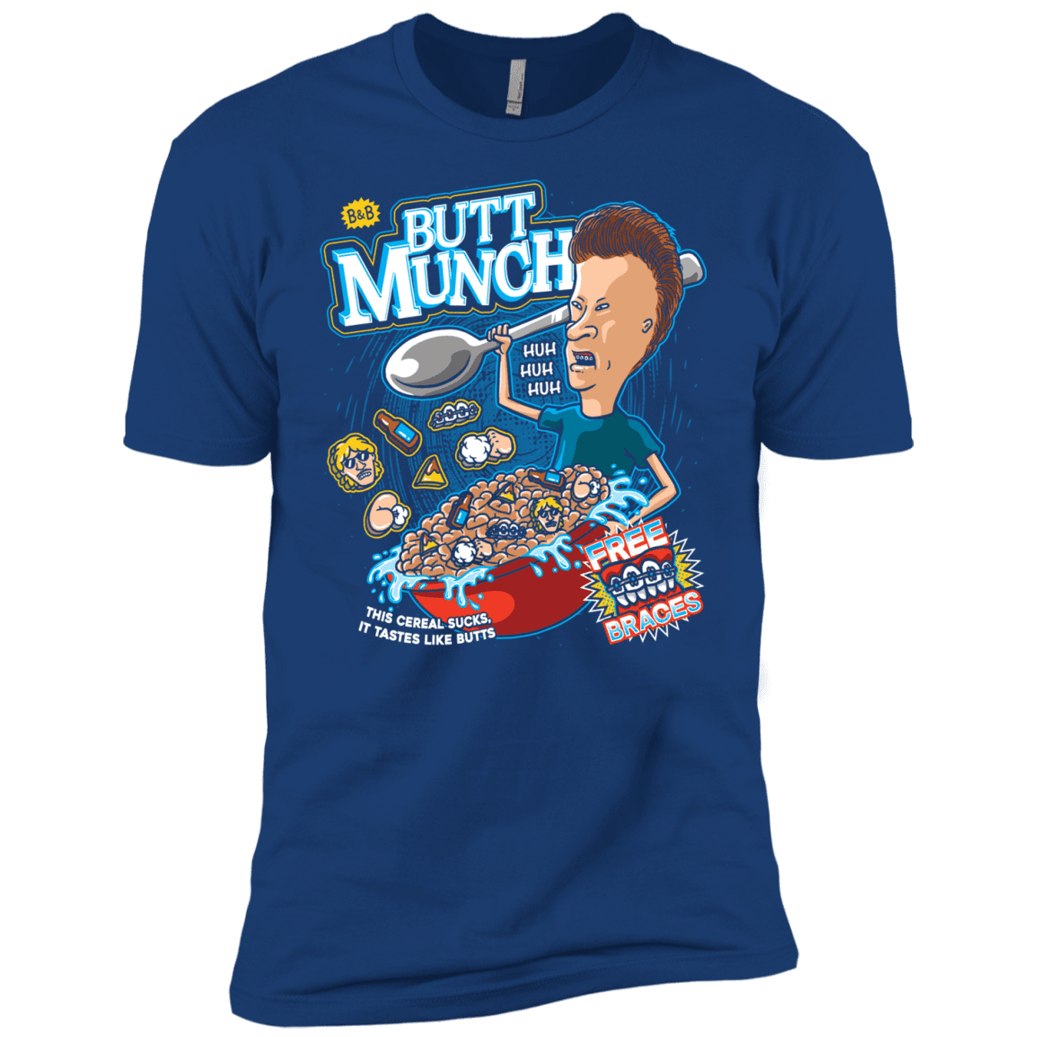 T-Shirts Royal / YXS Buttmunch Cereal Boys Premium T-Shirt