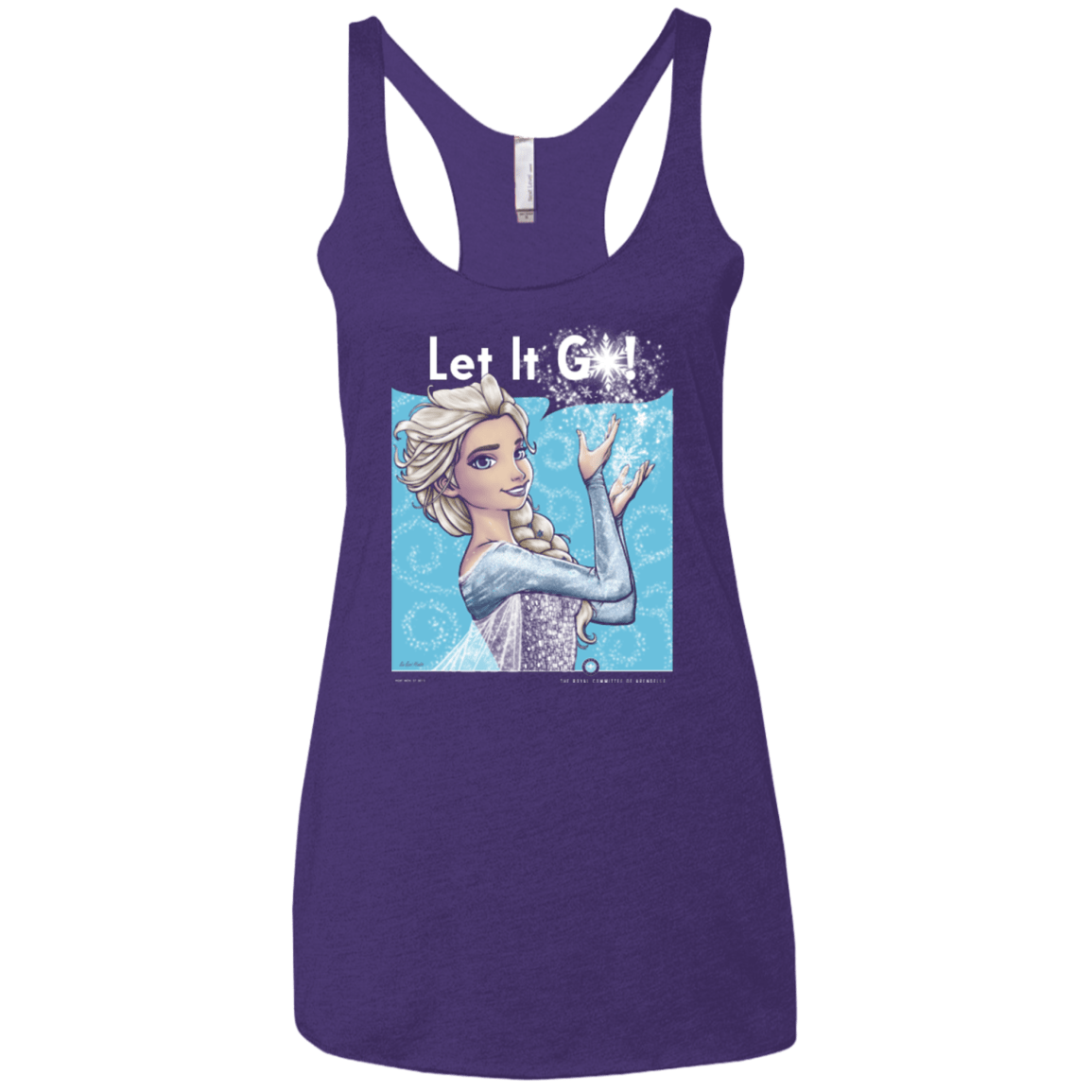 T-Shirts Purple / X-Small By Royal Decree Women's Triblend Racerback Tank