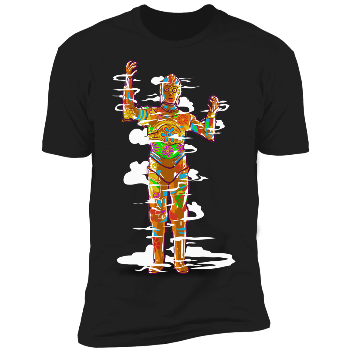 T-Shirts Black / S C Trippy O Men's Premium T-Shirt