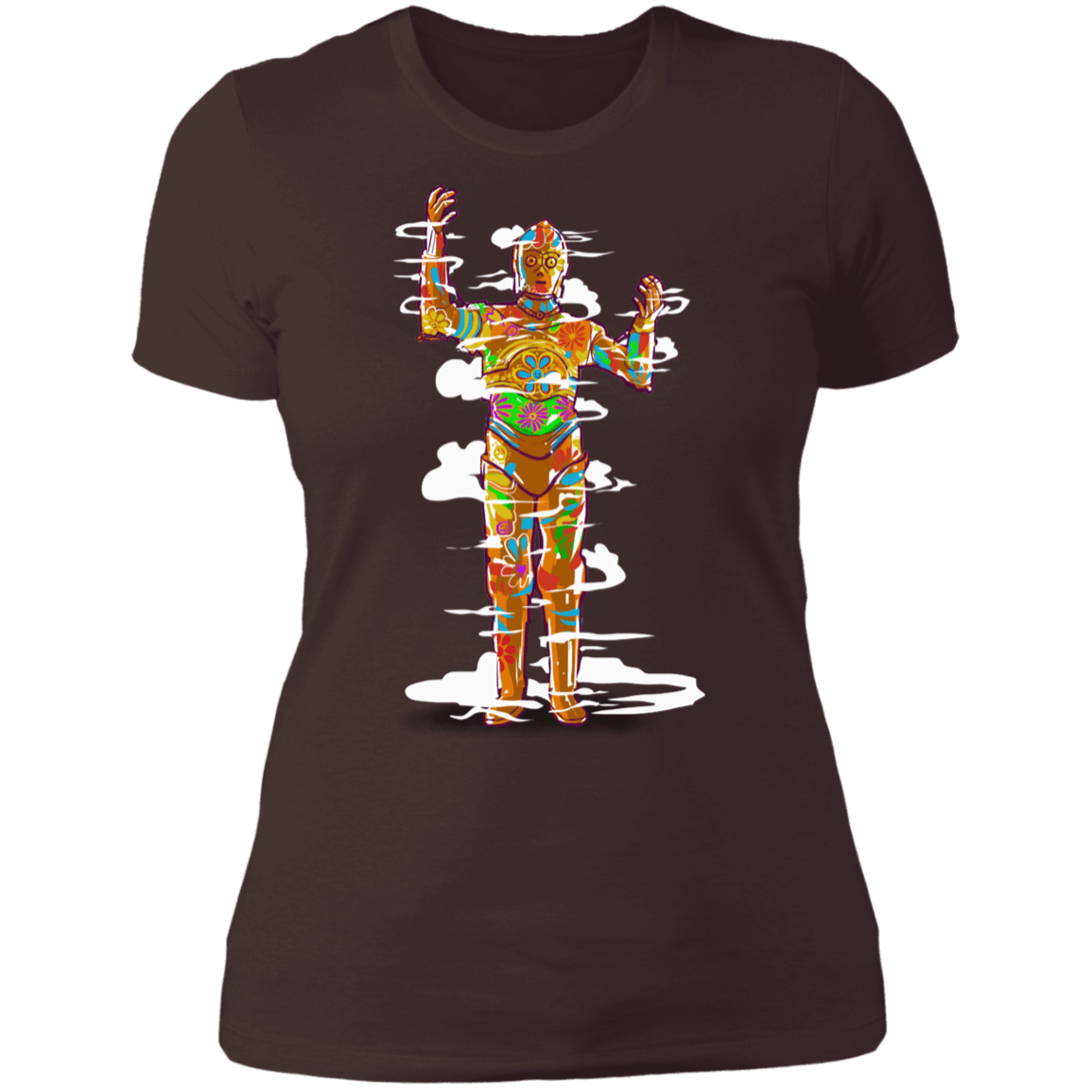 T-Shirts Dark Chocolate / S C Trippy O Women's Premium T-Shirt