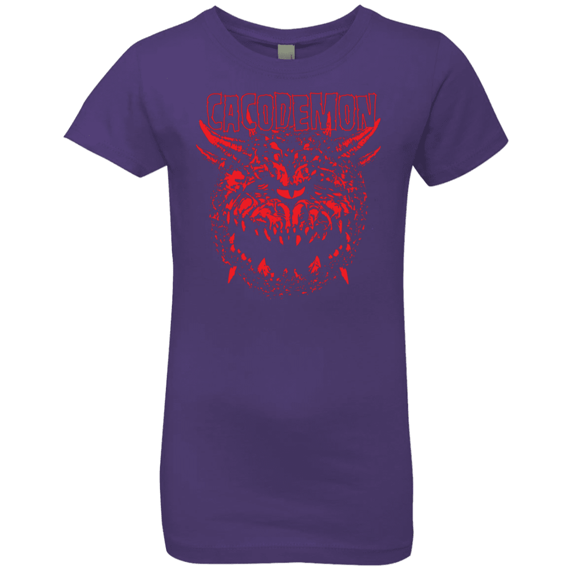 T-Shirts Purple Rush / YXS Cacodemon Girls Premium T-Shirt