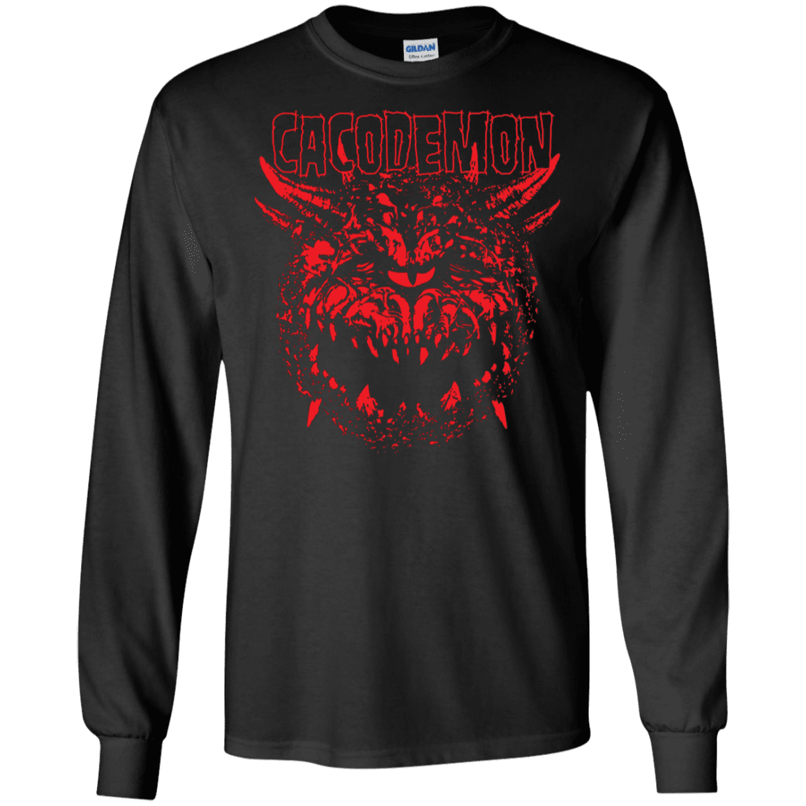 T-Shirts Black / S Cacodemon Men's Long Sleeve T-Shirt