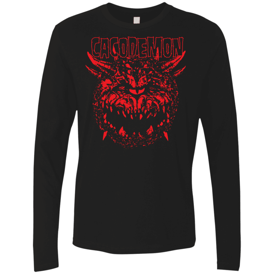 T-Shirts Black / S Cacodemon Men's Premium Long Sleeve