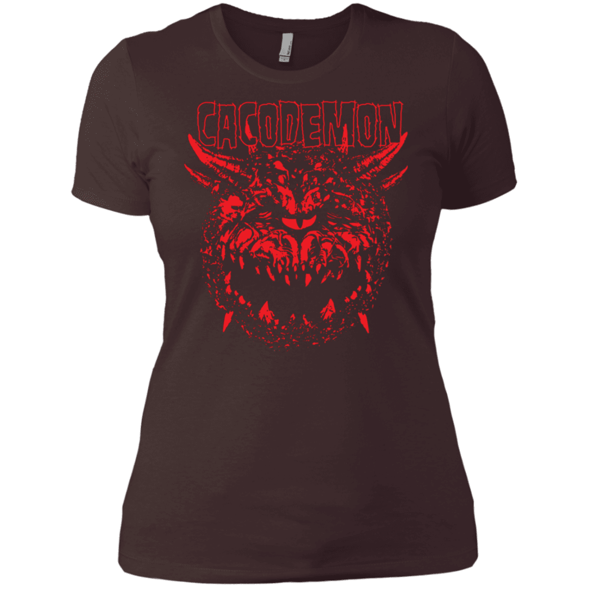 T-Shirts Dark Chocolate / X-Small Cacodemon Women's Premium T-Shirt