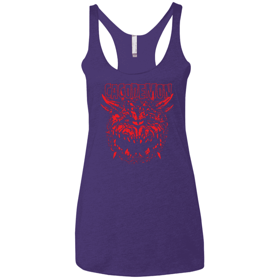 T-Shirts Purple Rush / X-Small Cacodemon Women's Triblend Racerback Tank