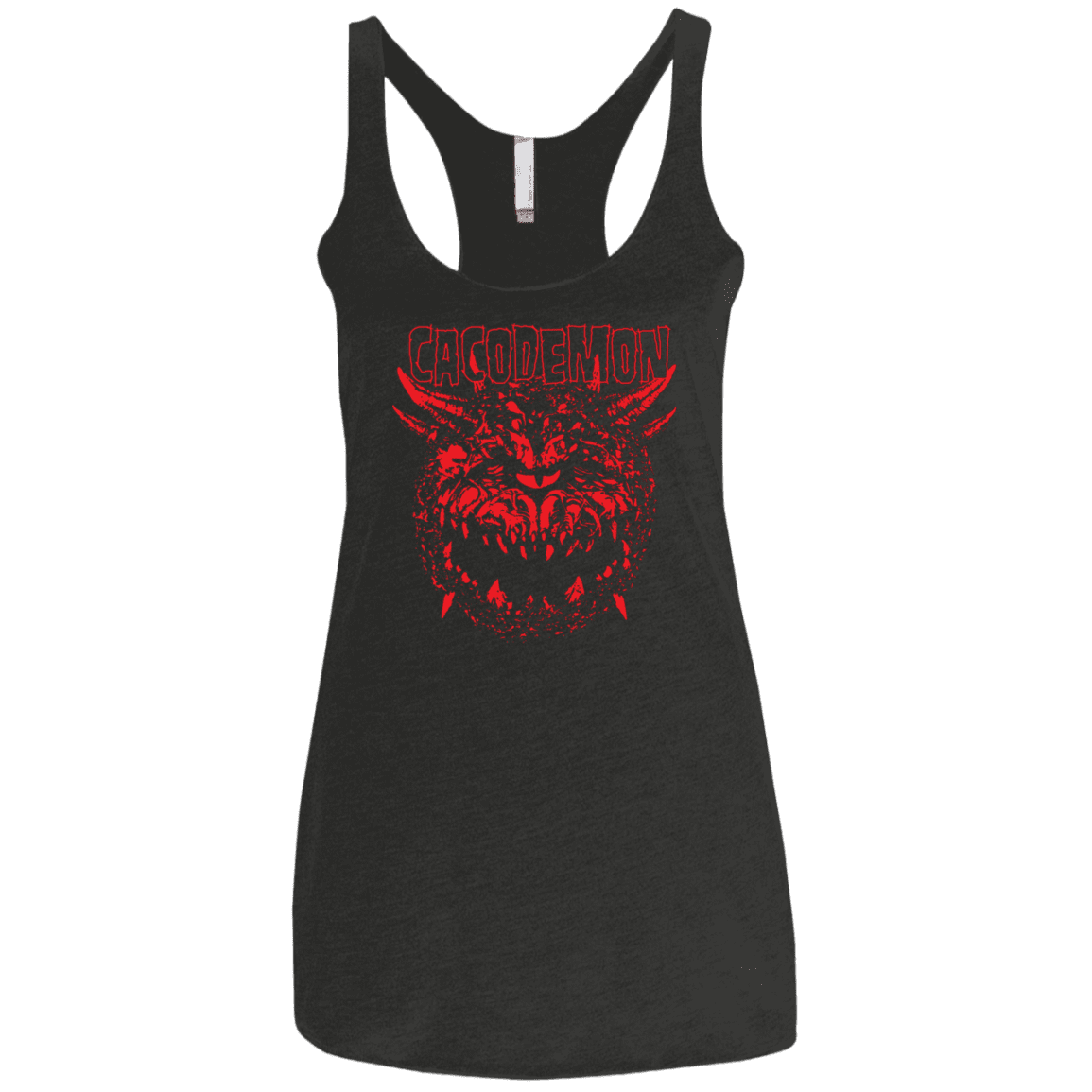 T-Shirts Vintage Black / X-Small Cacodemon Women's Triblend Racerback Tank