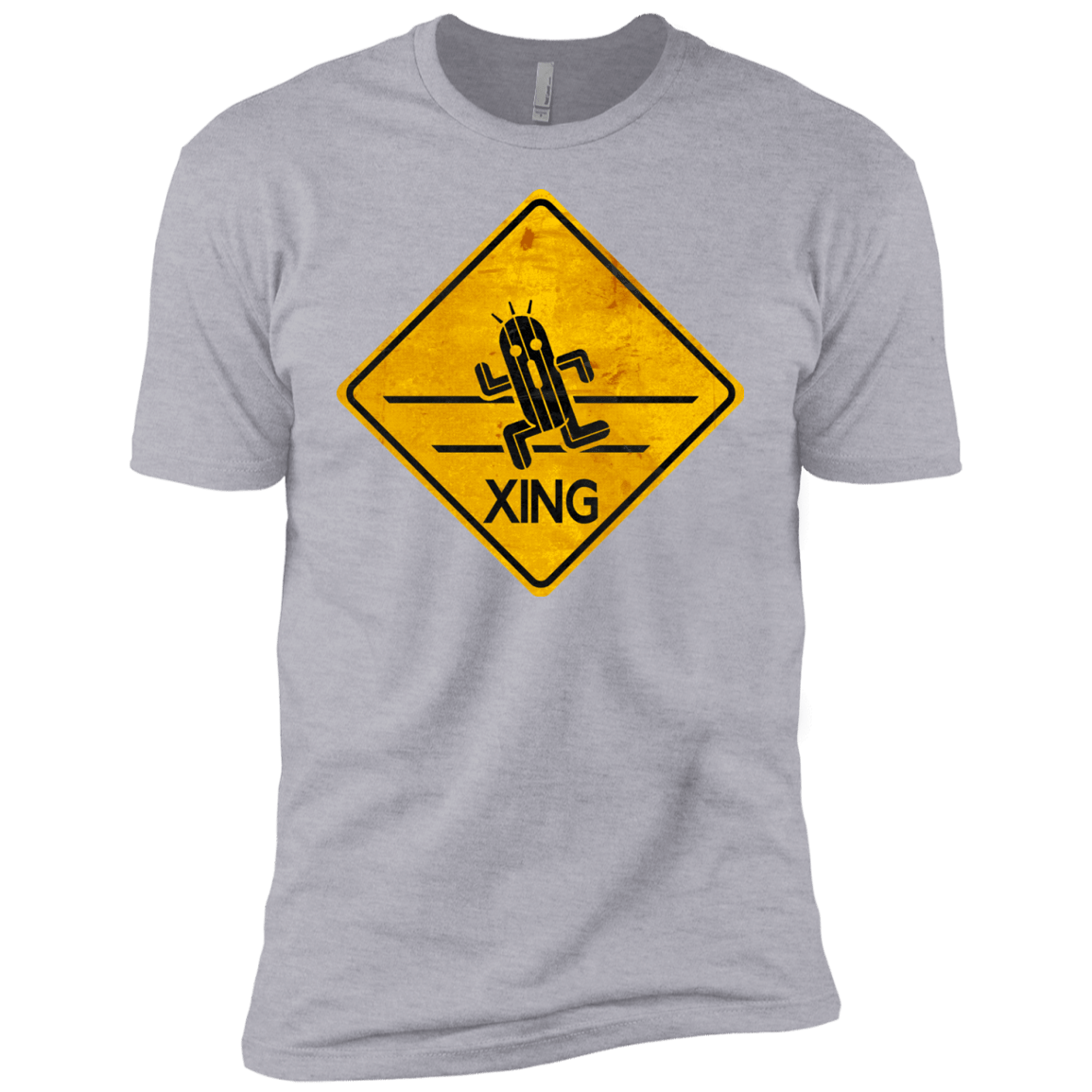 T-Shirts Heather Grey / YXS Cactuar Crossing Boys Premium T-Shirt