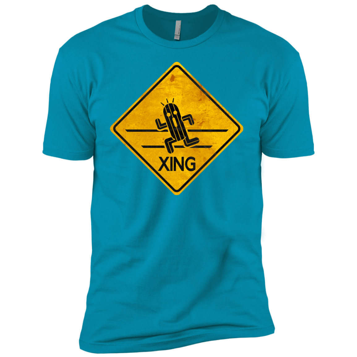 T-Shirts Turquoise / YXS Cactuar Crossing Boys Premium T-Shirt